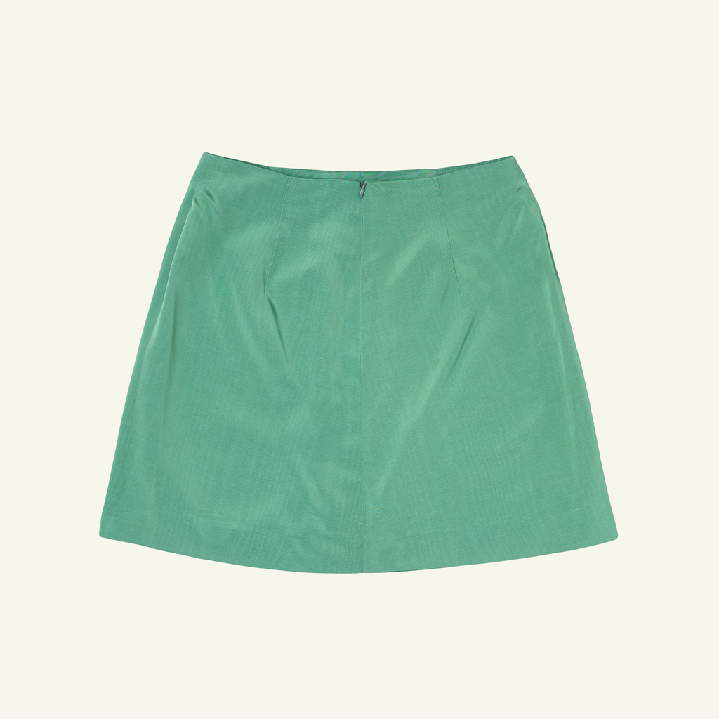 Seafoam Moire Celine Skirt