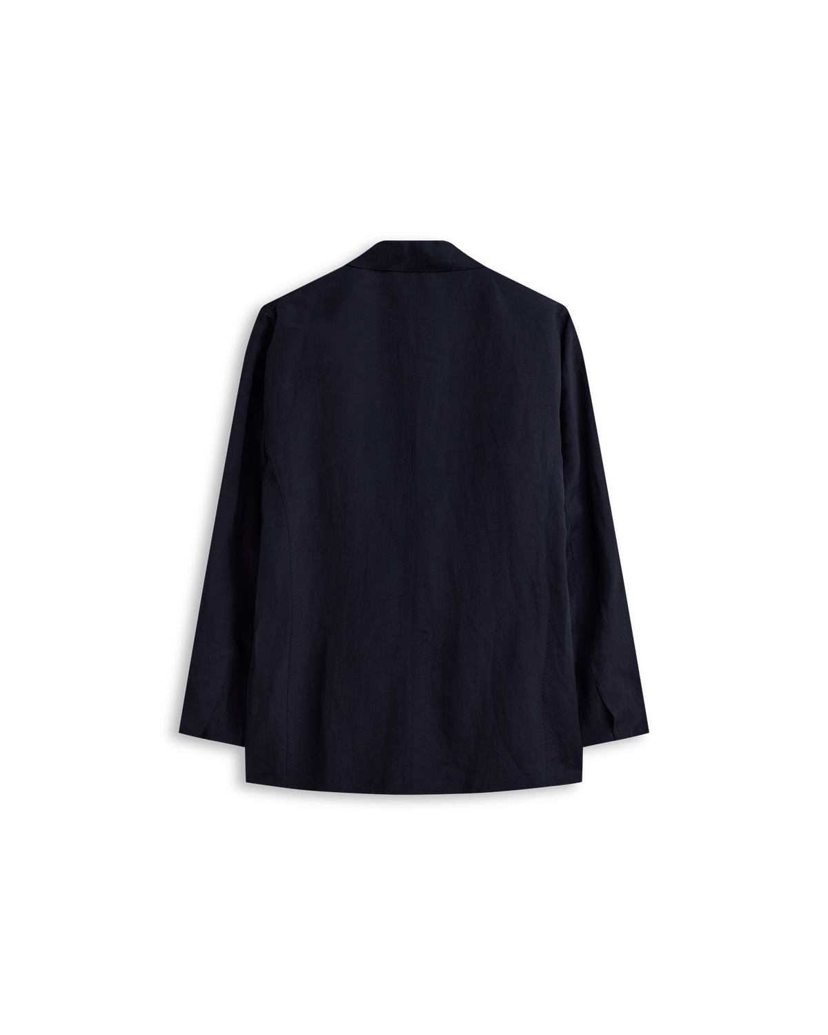 Slack Jacket - Navy Silk Linen