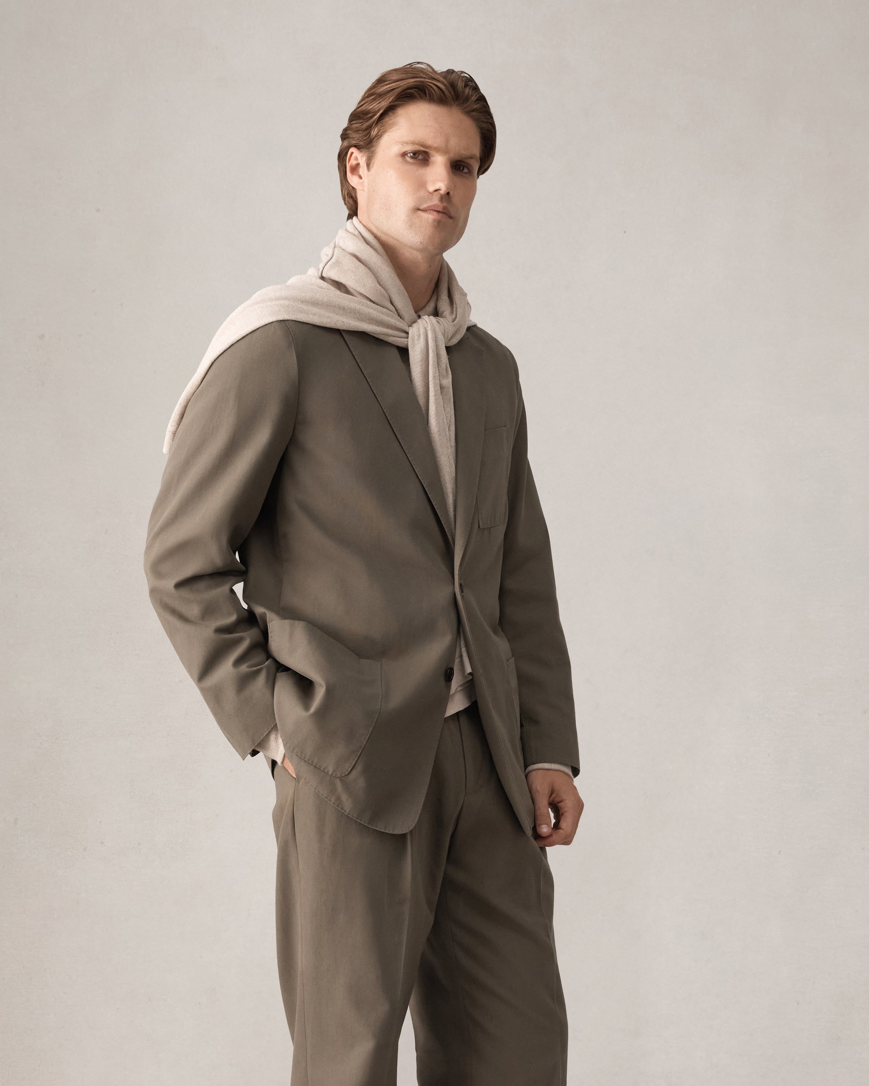 Slack Jacket - Khaki Canvas