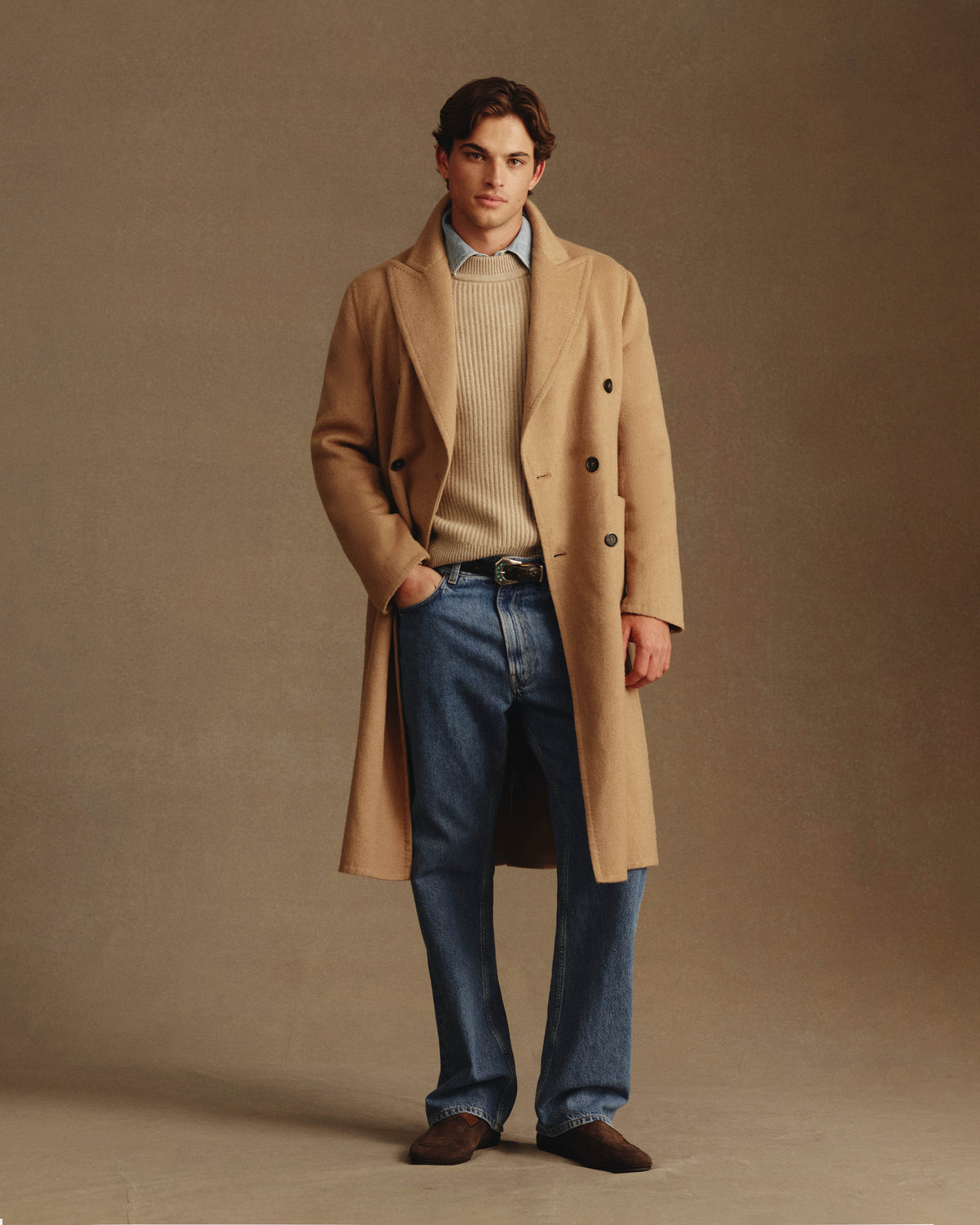 Slade DF Coat - Camel