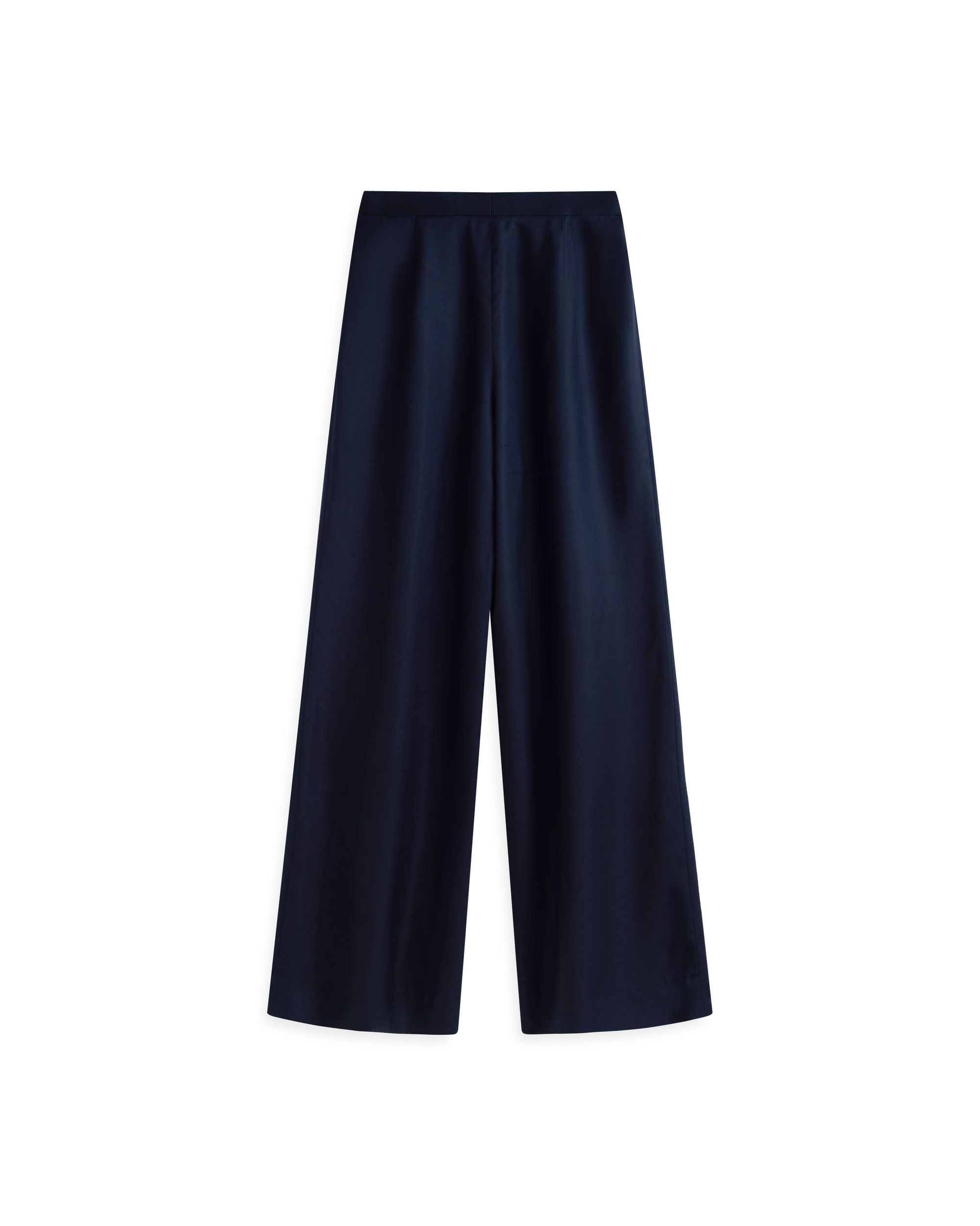 Sofia Trouser - Navy Dupioni