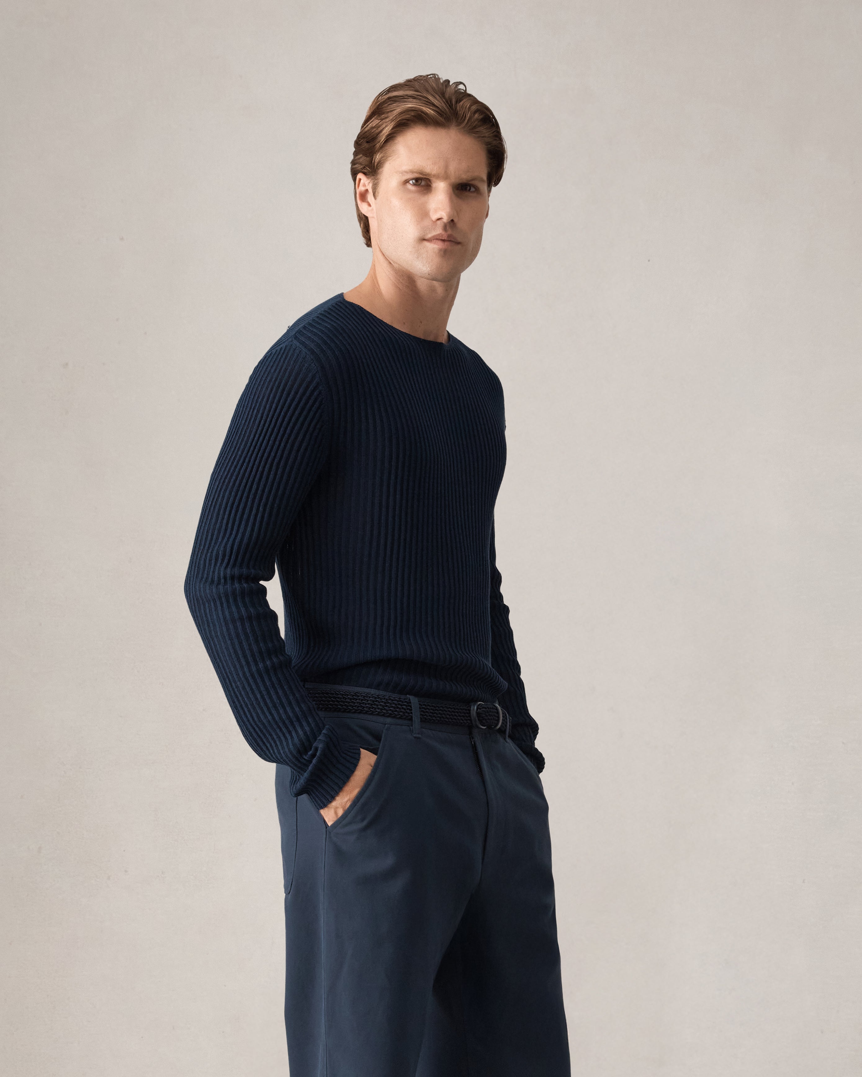 Somerset Knit - Navy