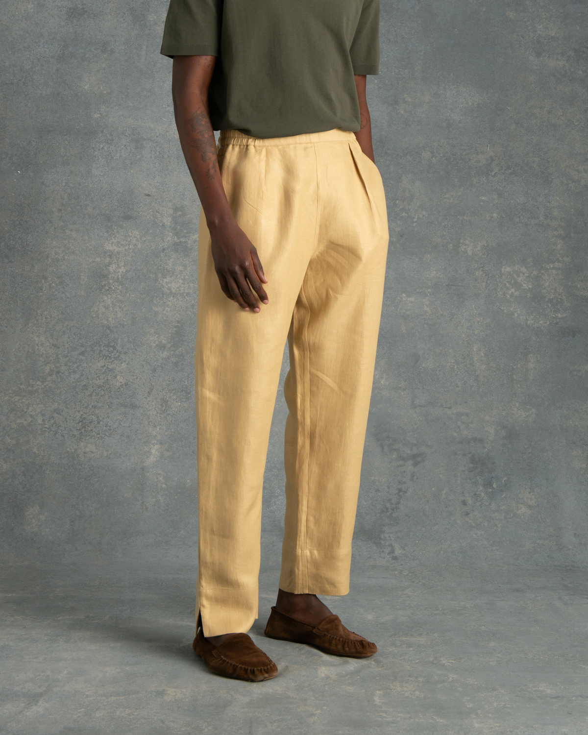 Safari Twill Linen Resort Pants