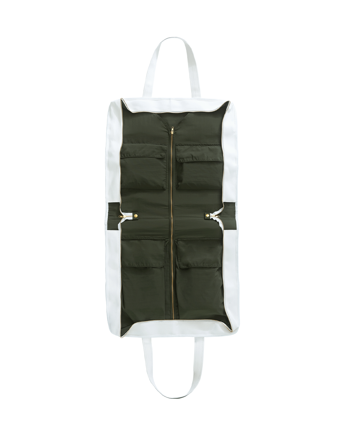 Suit Travel Bag - Off White / Olive