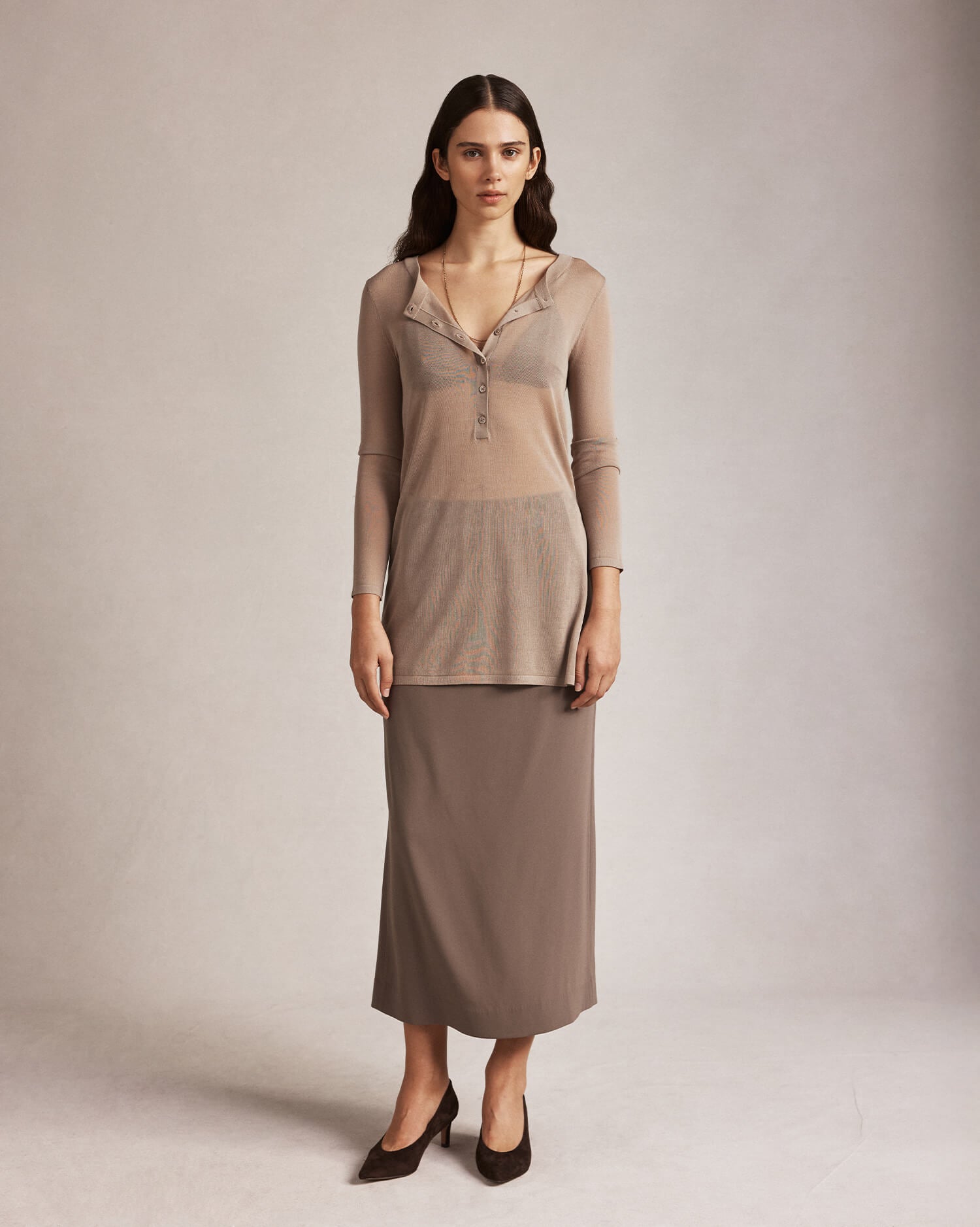 Thelda Top - Taupe