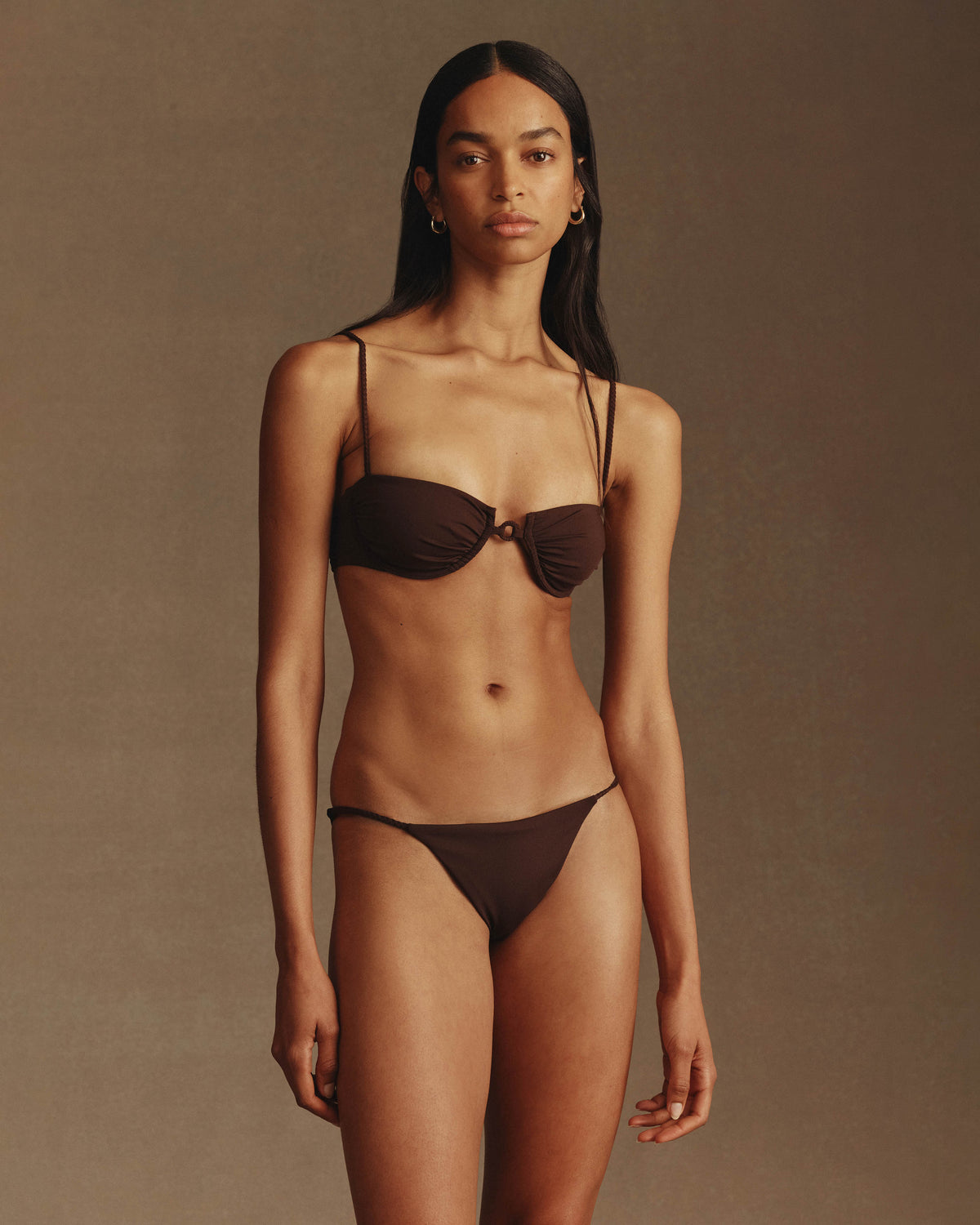 Tamsin Bikini Top - Espresso