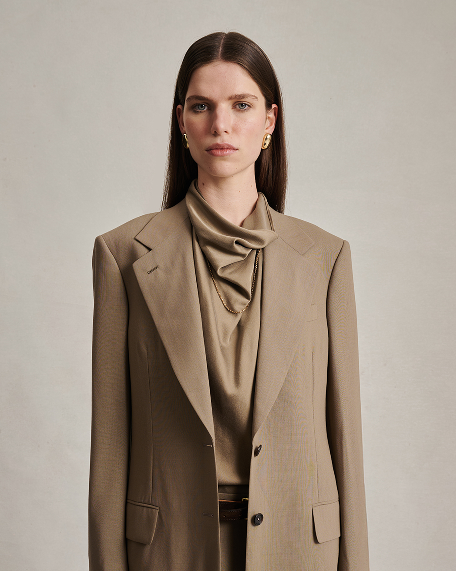 Ava Blazer - Taupe