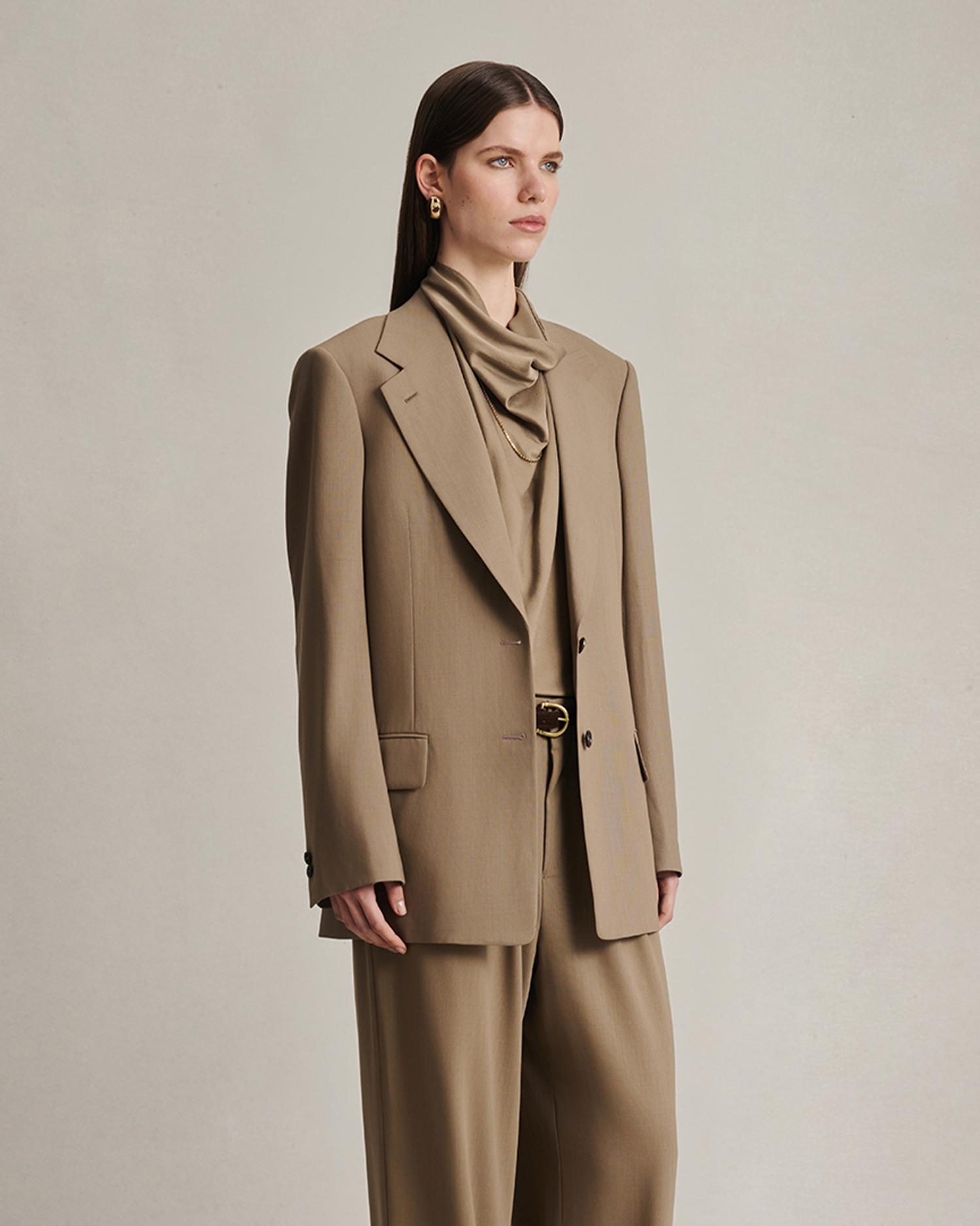 Ava Blazer - Taupe
