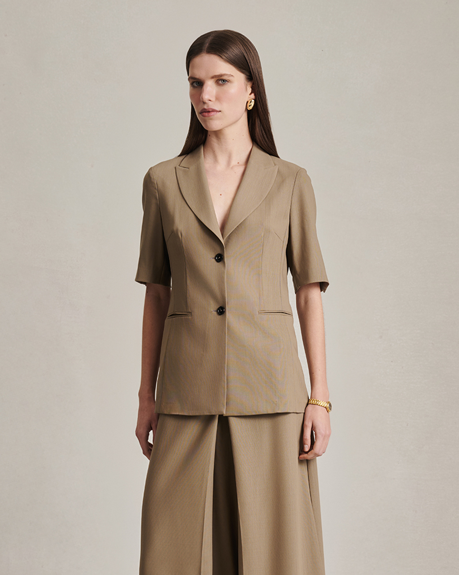 Lottie Blazer - Taupe
