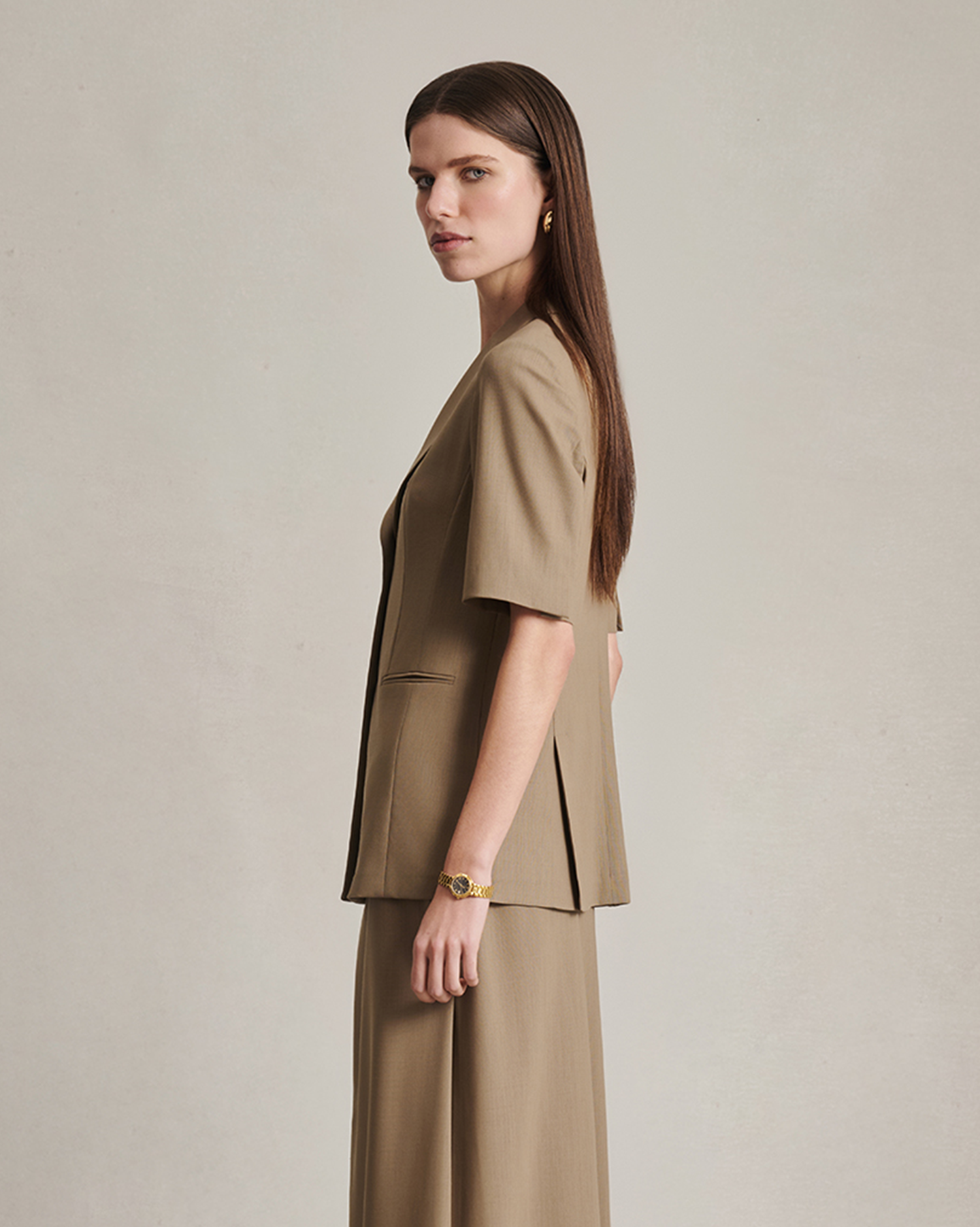Lottie Blazer - Taupe