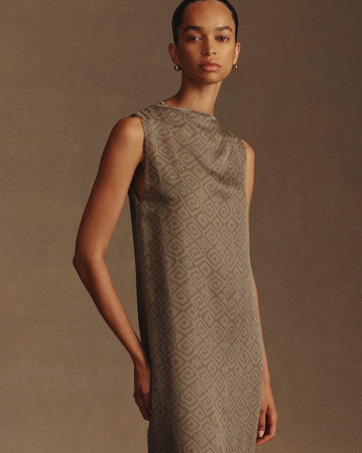Tia Dress - Papori Shadow