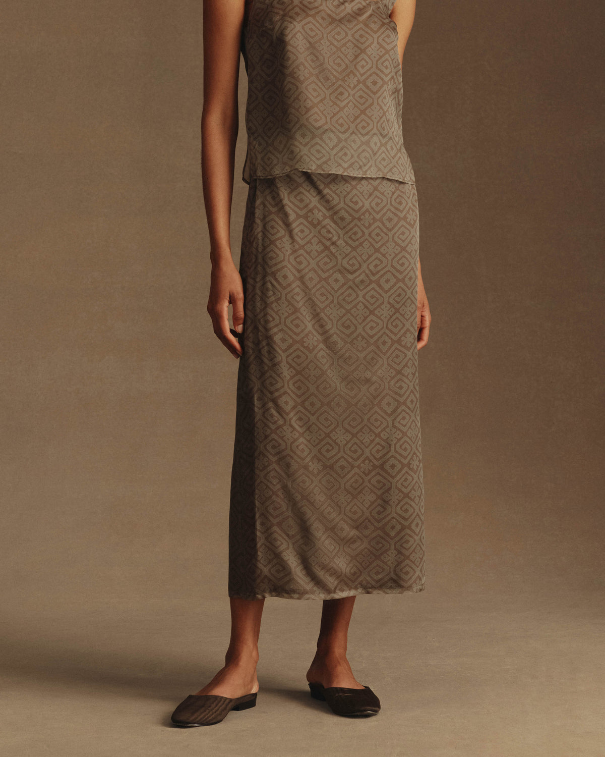 Tia Skirt - Papori Shadow