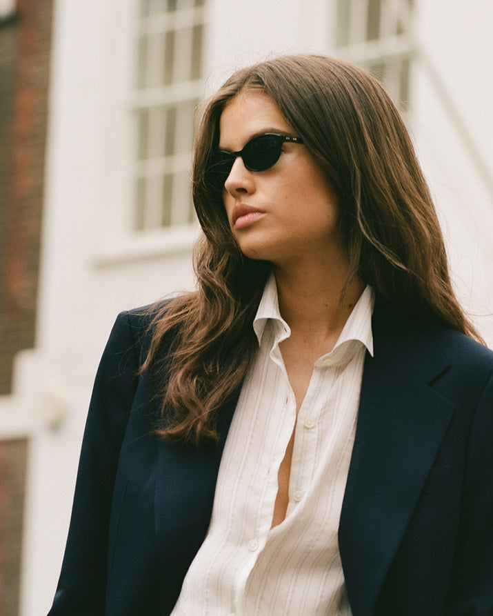 Tilda Black Sunglasses | PJ Femme