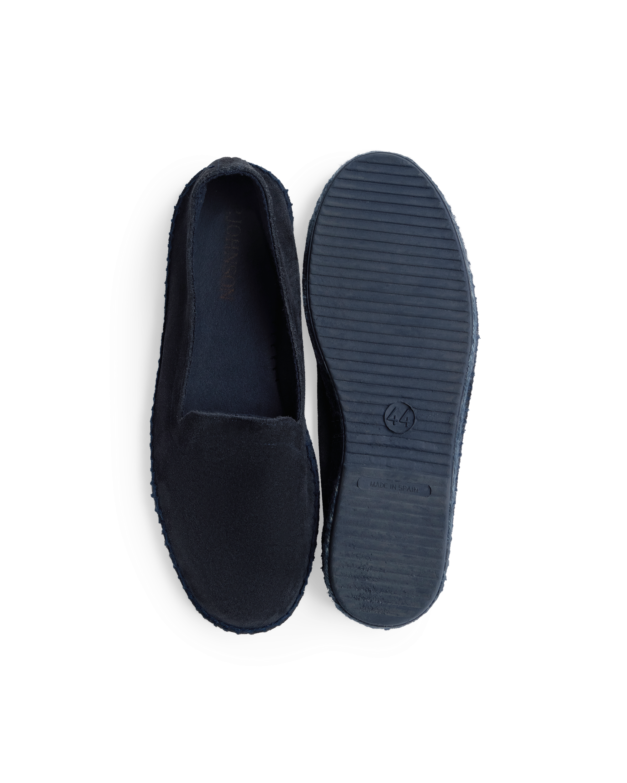 Suede Tonal Espadrille - Navy