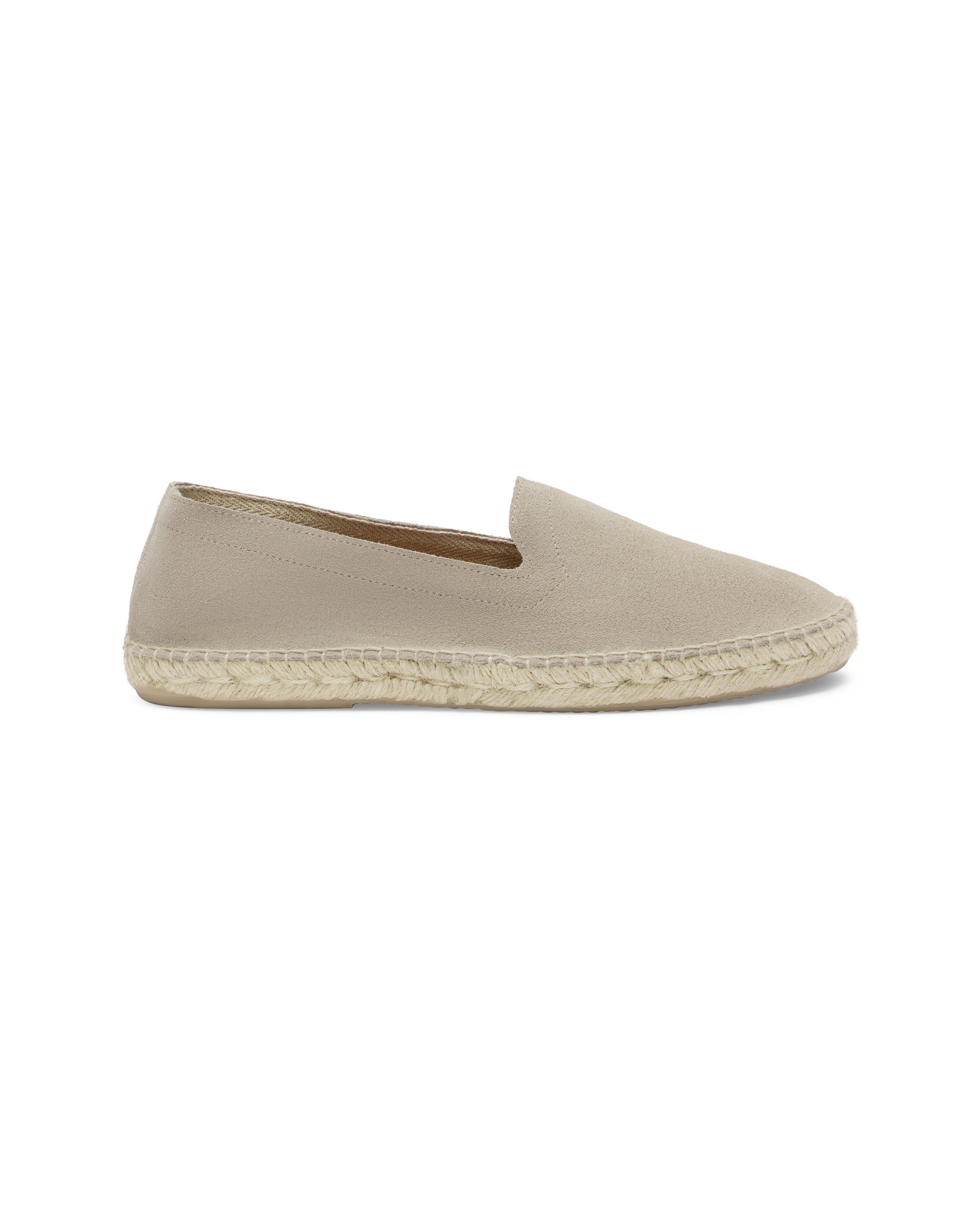 Suede Tonal Espadrille - Stone