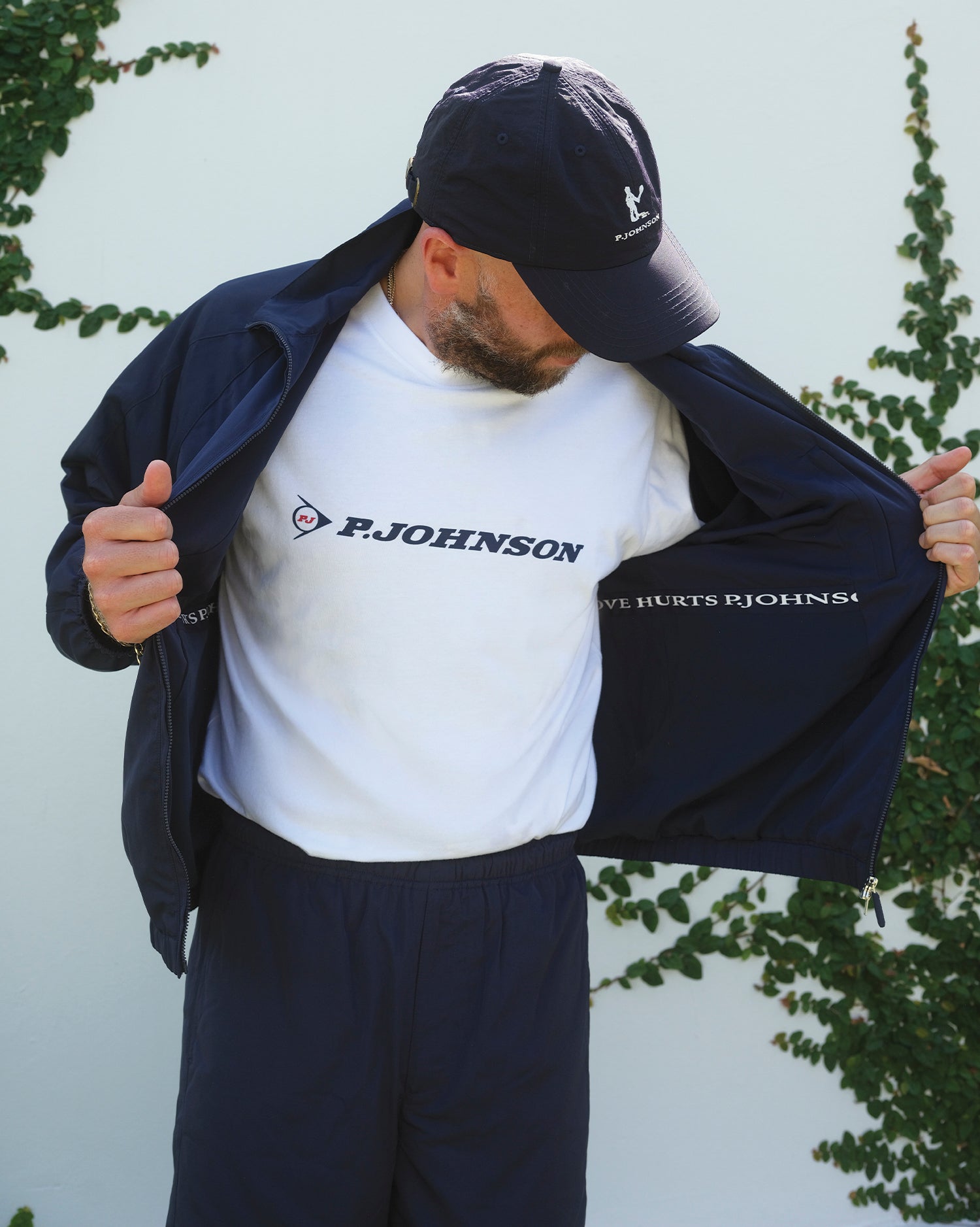 Love Hurts Warm-Up Jacket - Navy