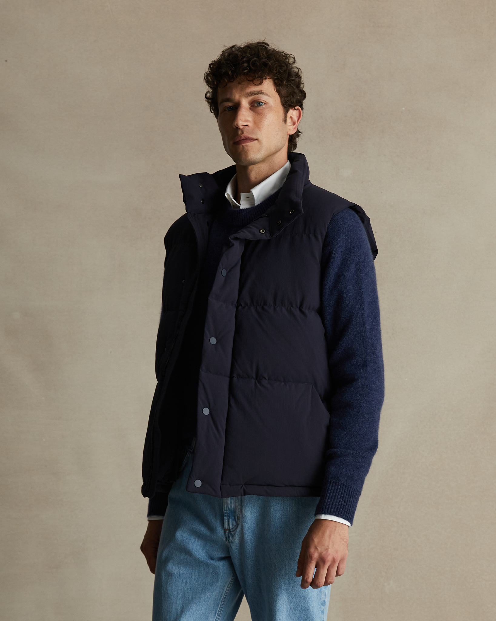 Navy Alpine Vest