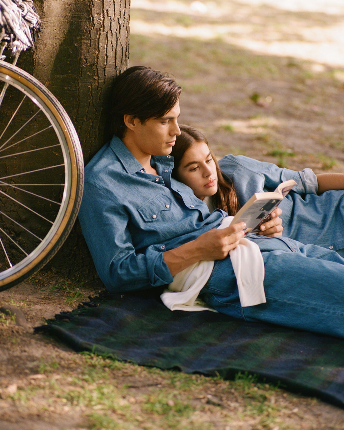 Western Shirt - Linen Check