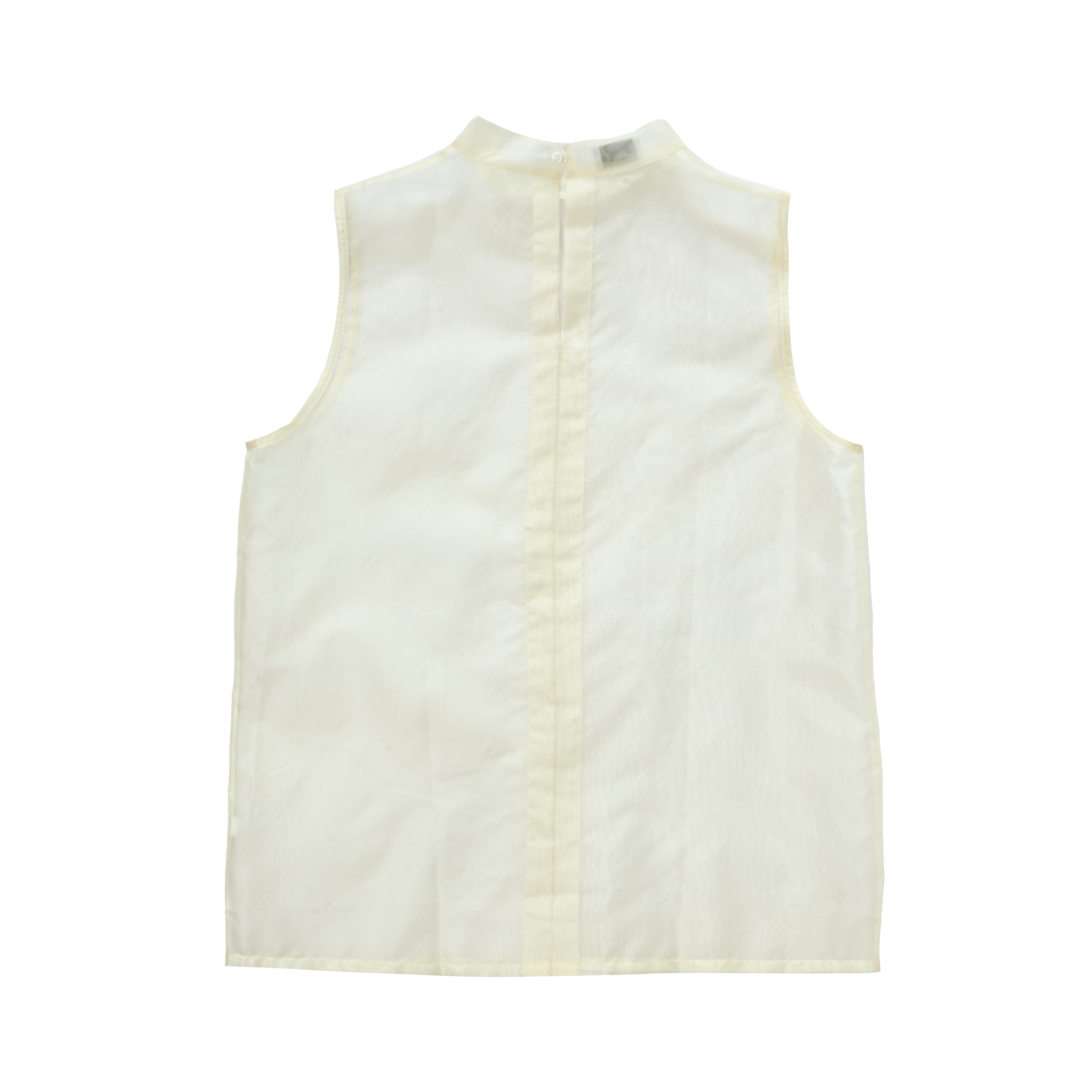 Organza Devon Top - White
