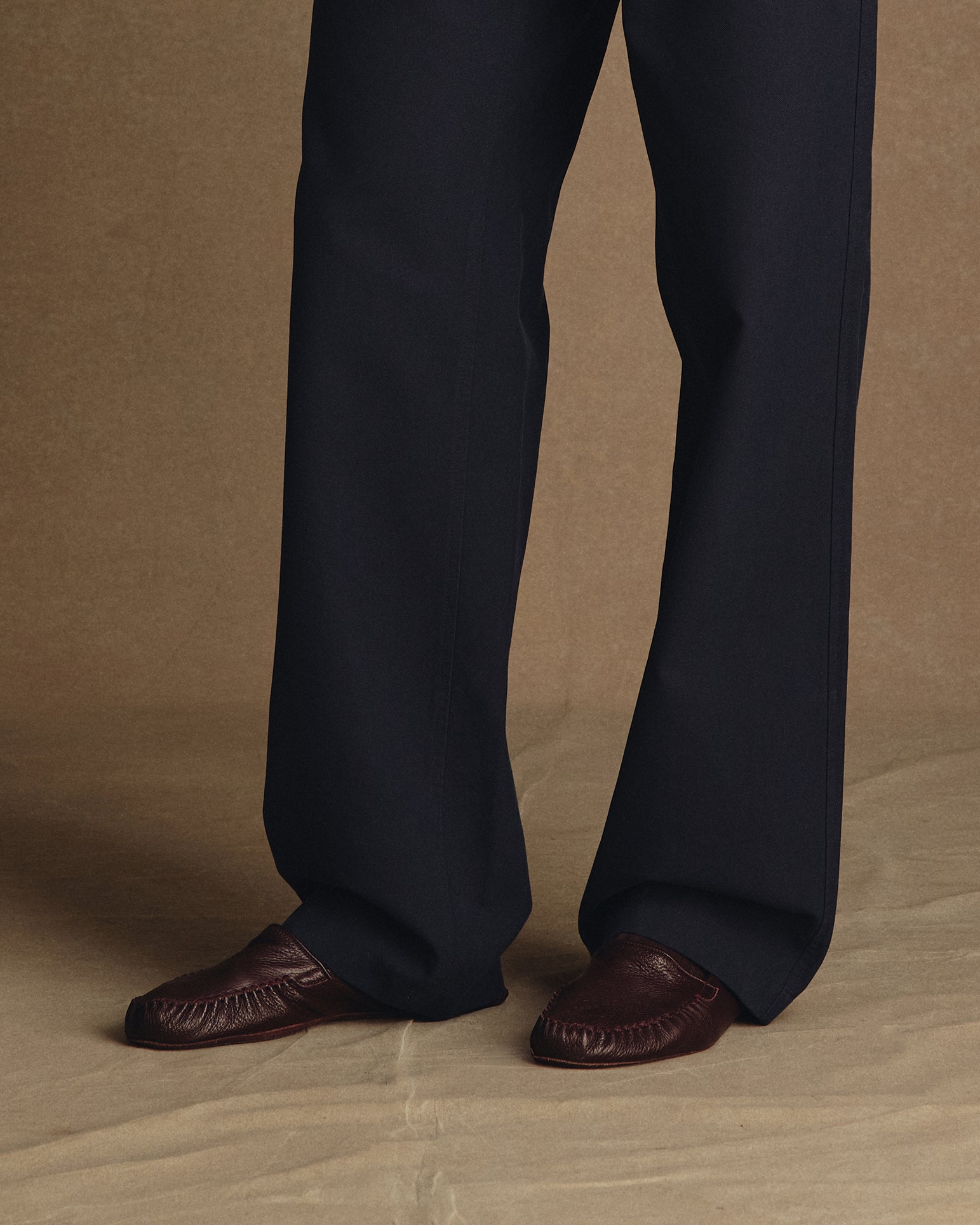 Soft Moccasin - Wine Deerskin