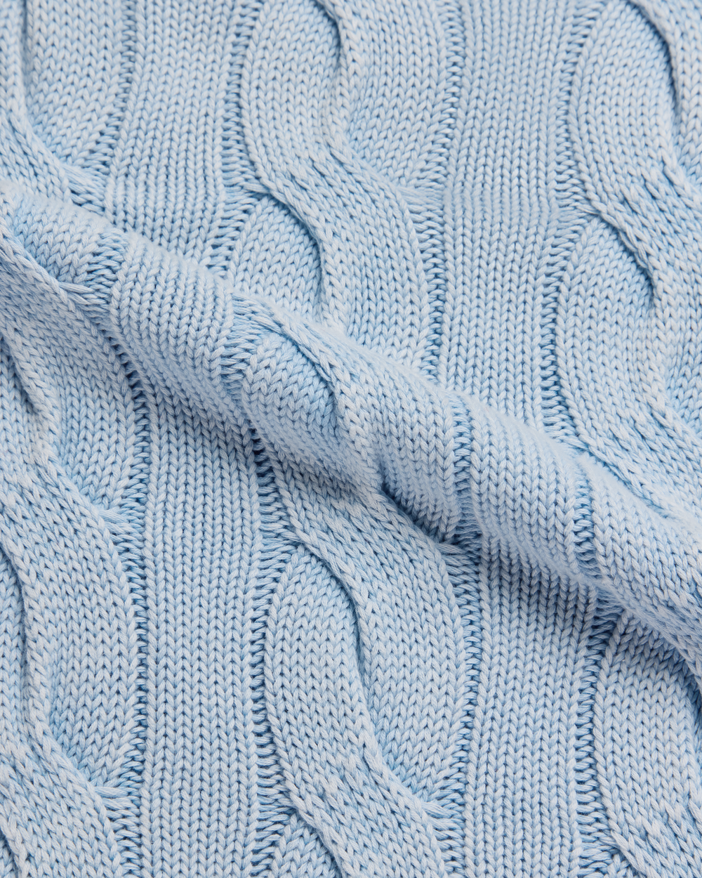 Yachtie Cable Sweater - Powder Blue