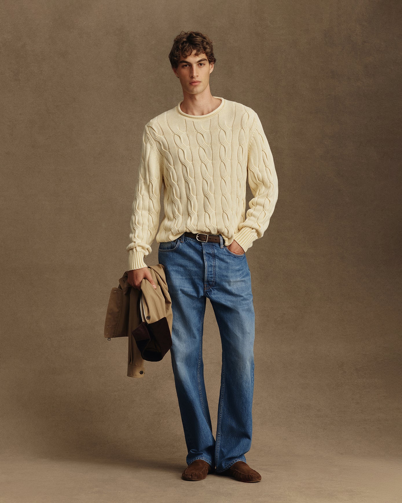 Yachtie Cable Sweater - Butter