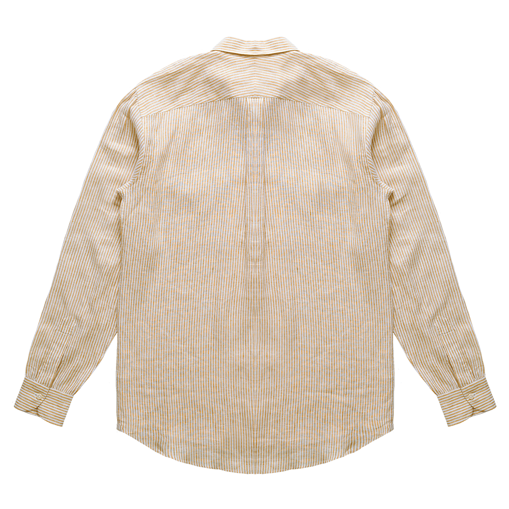 Yellow Stripe Linen Popover