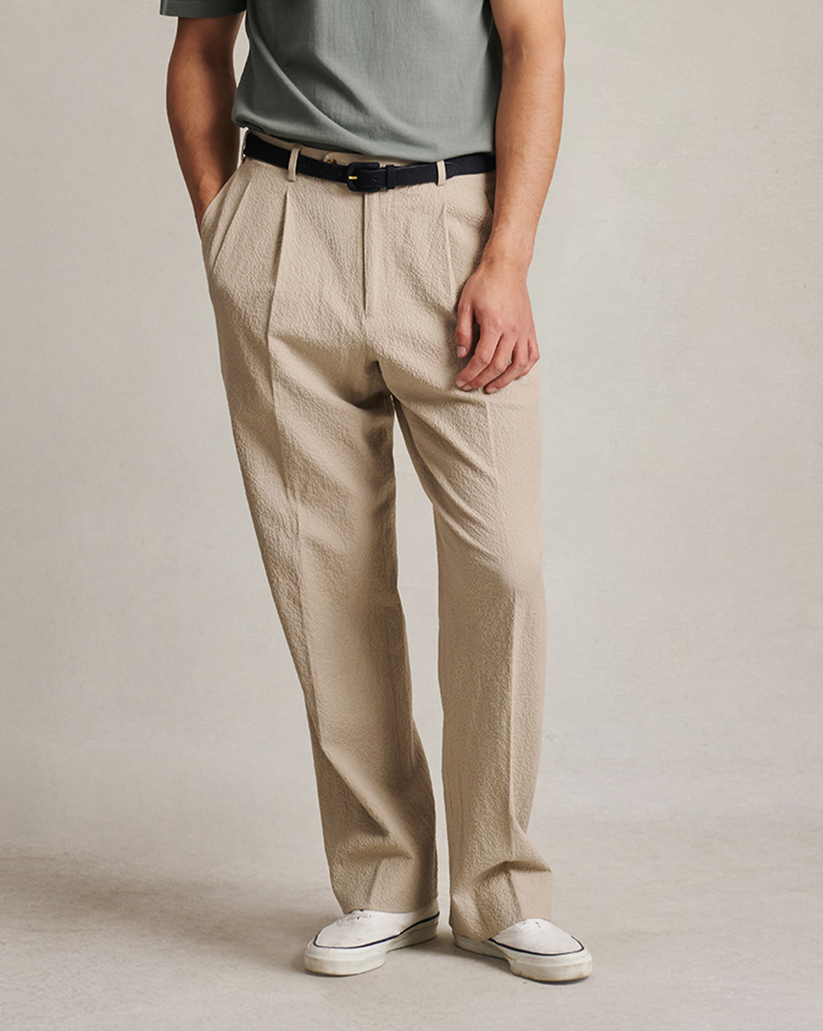 スーツ ORGANIC COTTON DOUBLE PLEATED TROUSERS MARKAWARE - DOUBLE PLEATED TROUSER ORGANICCOTTON