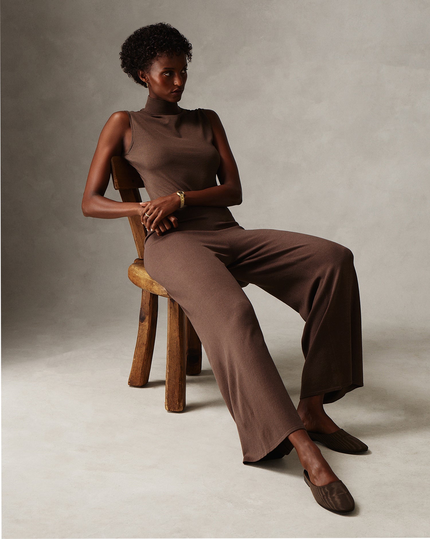 Esther Knit Pant - Moss