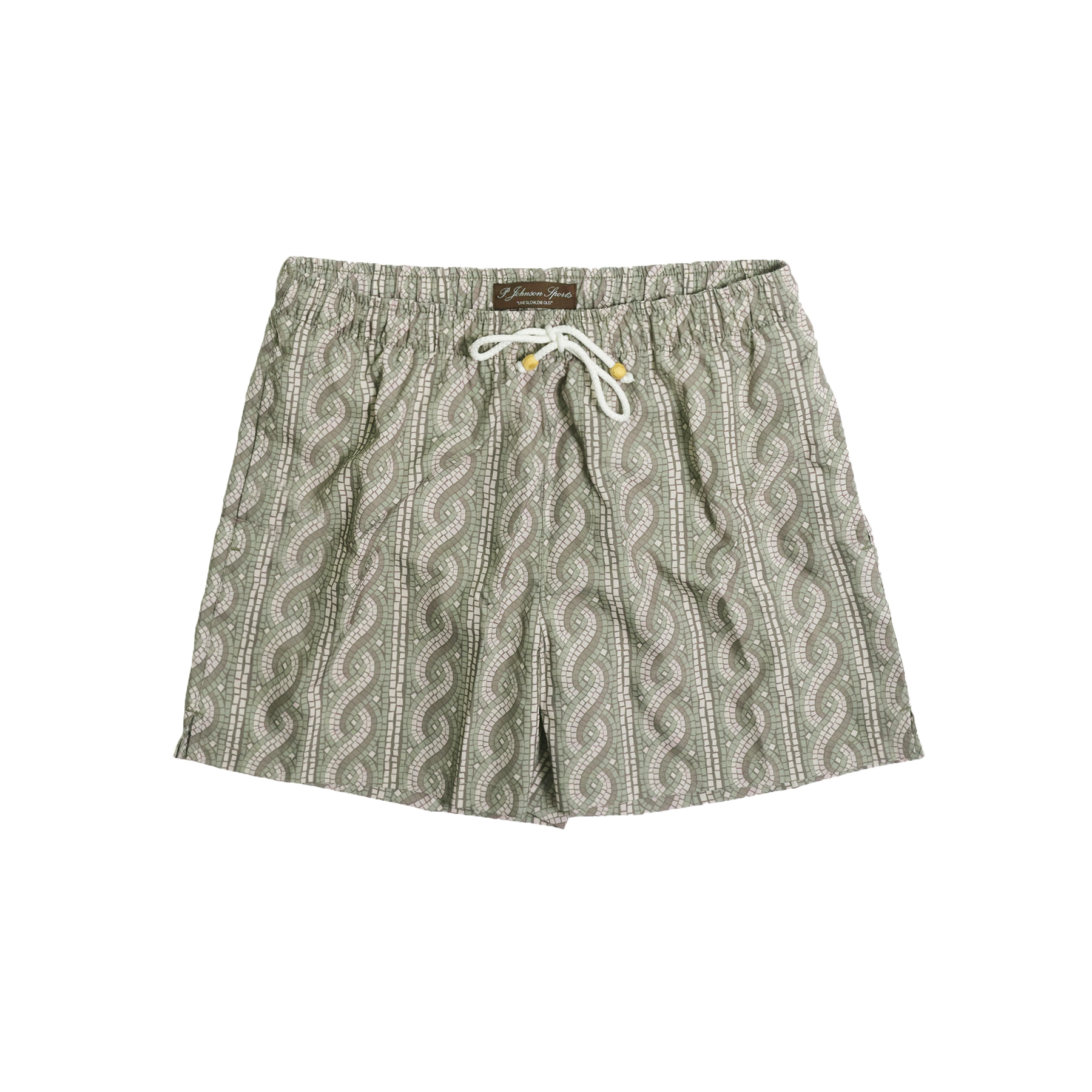 Babylon Swim Short - Vertical Green