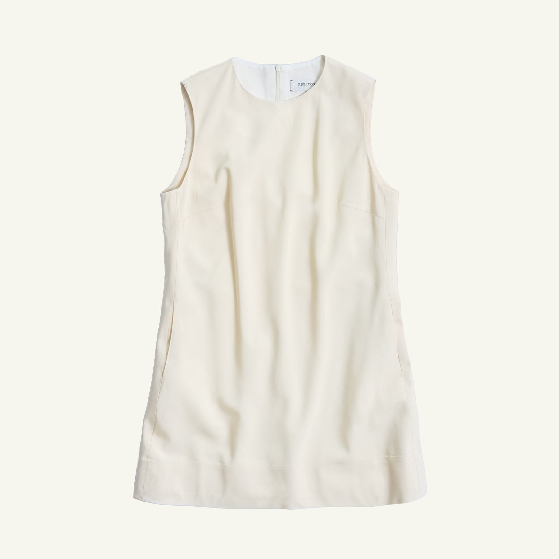 Chelsea Dress - Antique White Moire