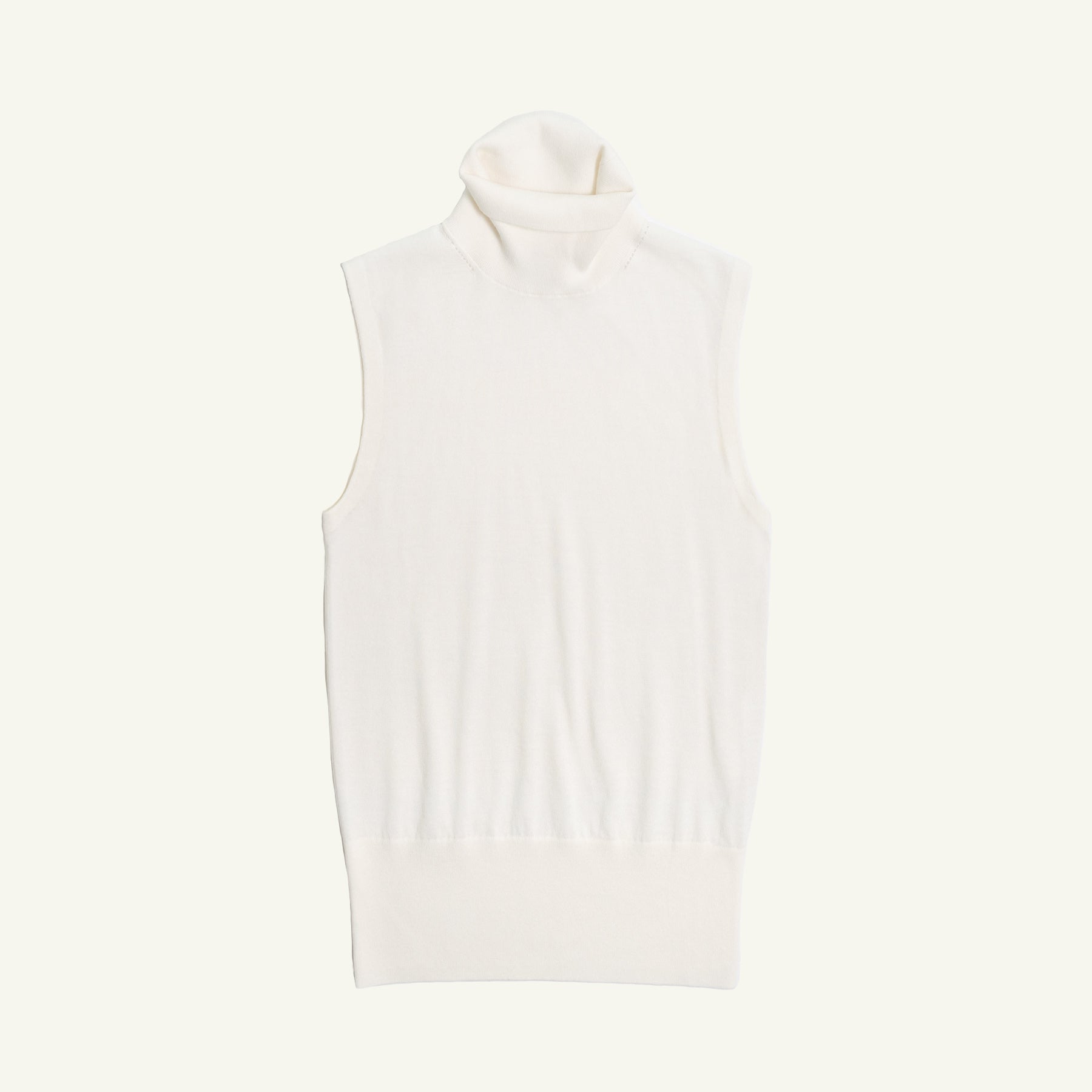 Essie Merino Turtle Neck - Off White