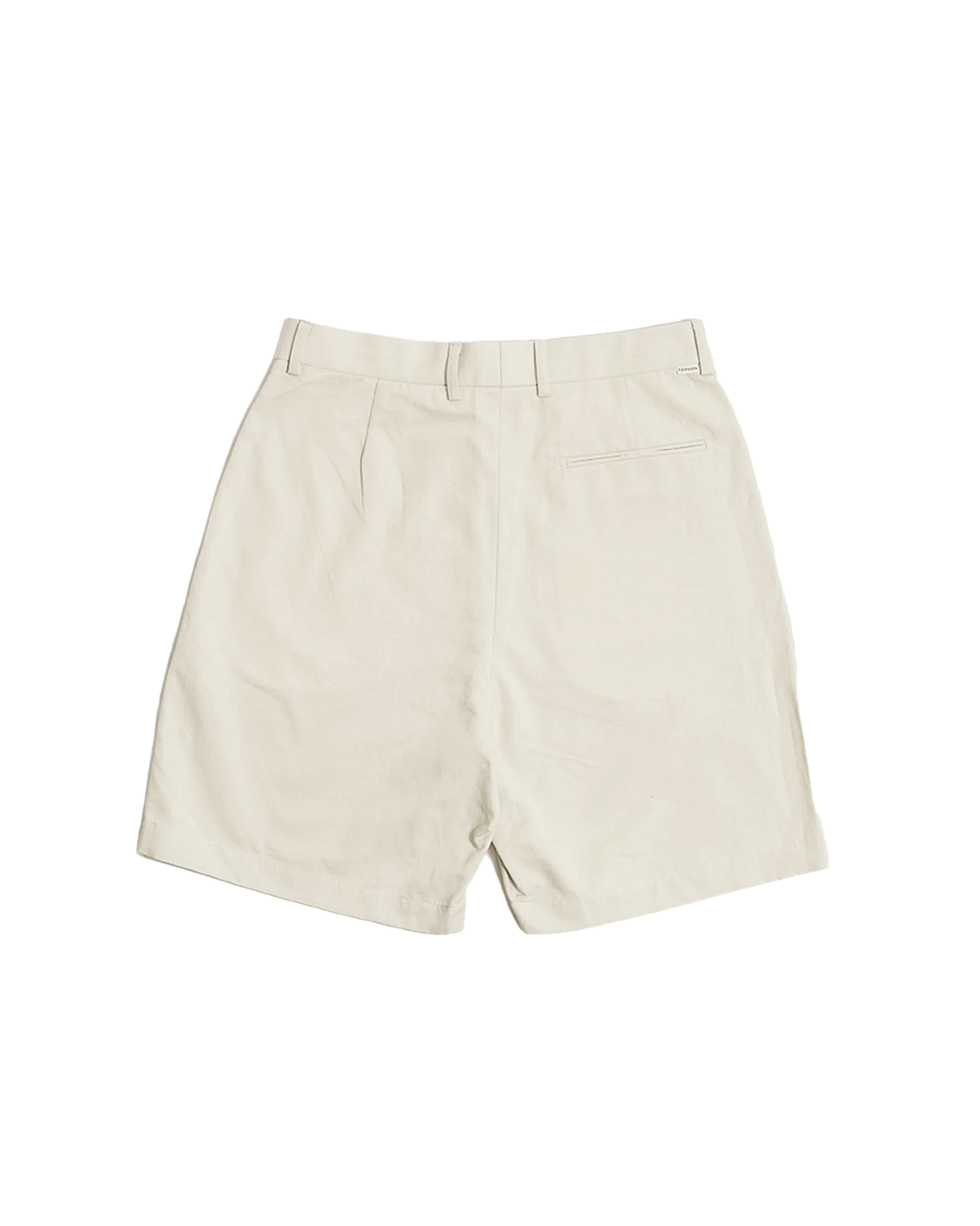 Flat Front Chino Shorts - Beige