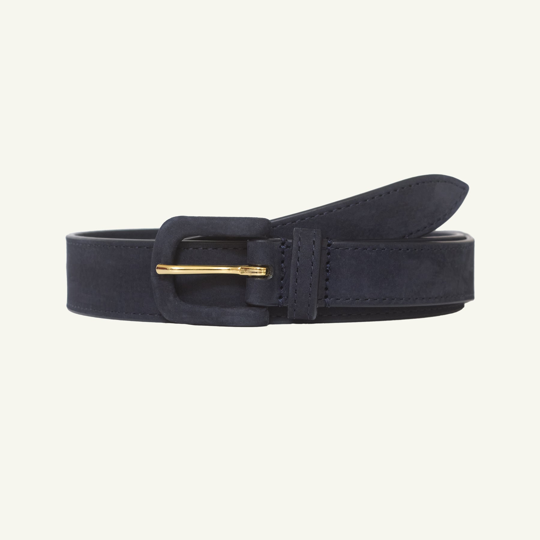 Nubuck Tonal Belt - Navy