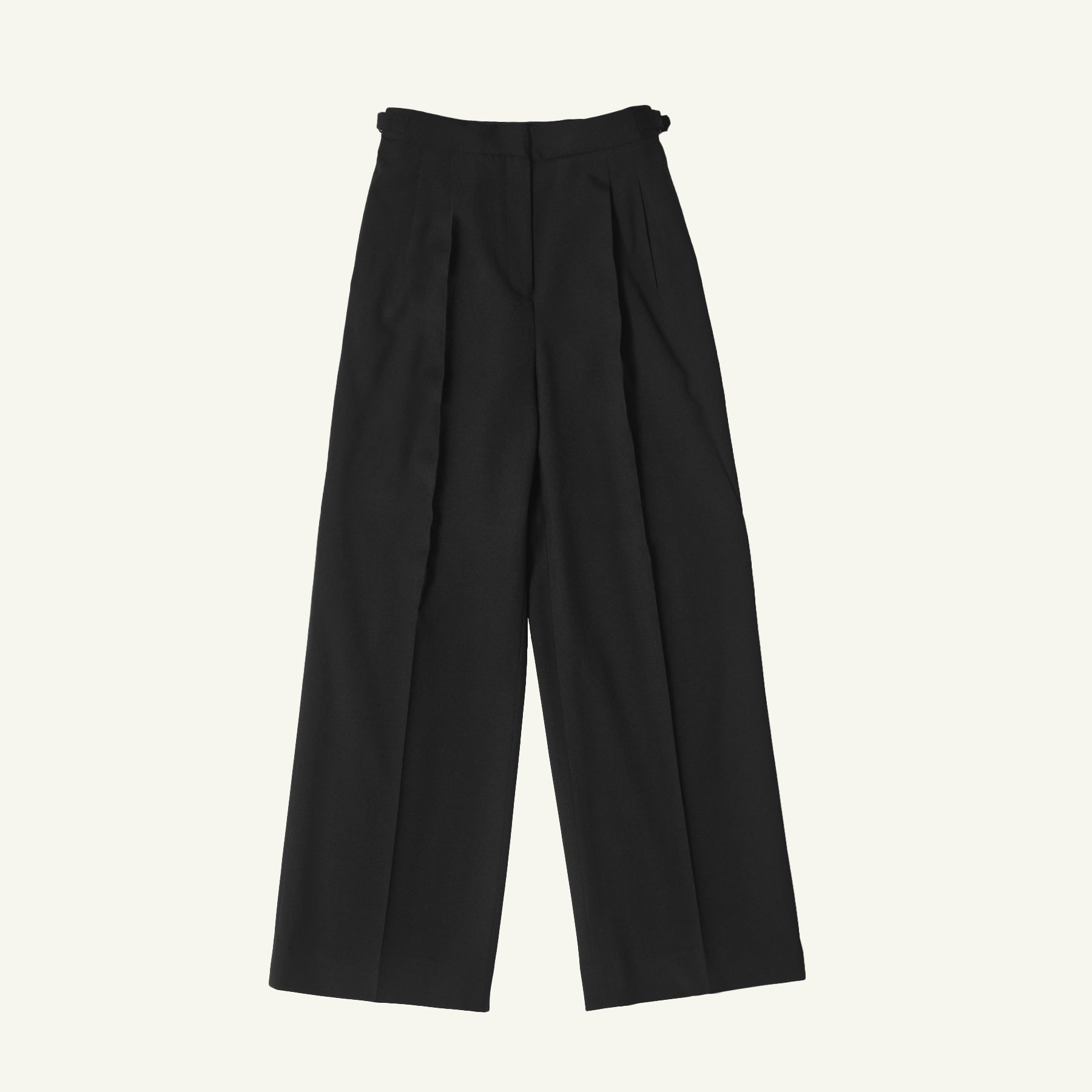 Perriand Trouser - Black Wool Twill