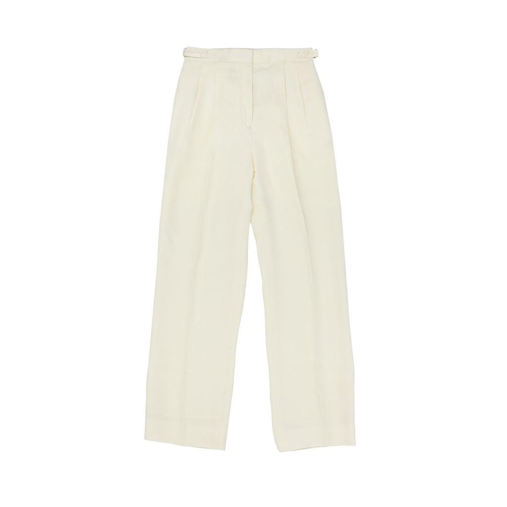 Off White Linen Perriand Trousers