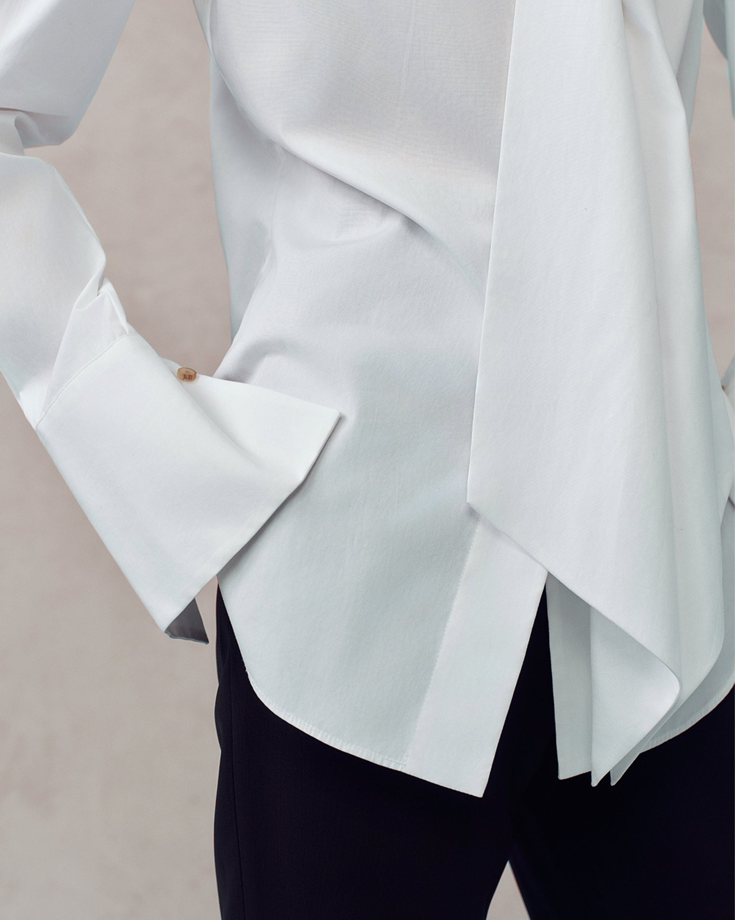 Isabel Shirt - White Poplin