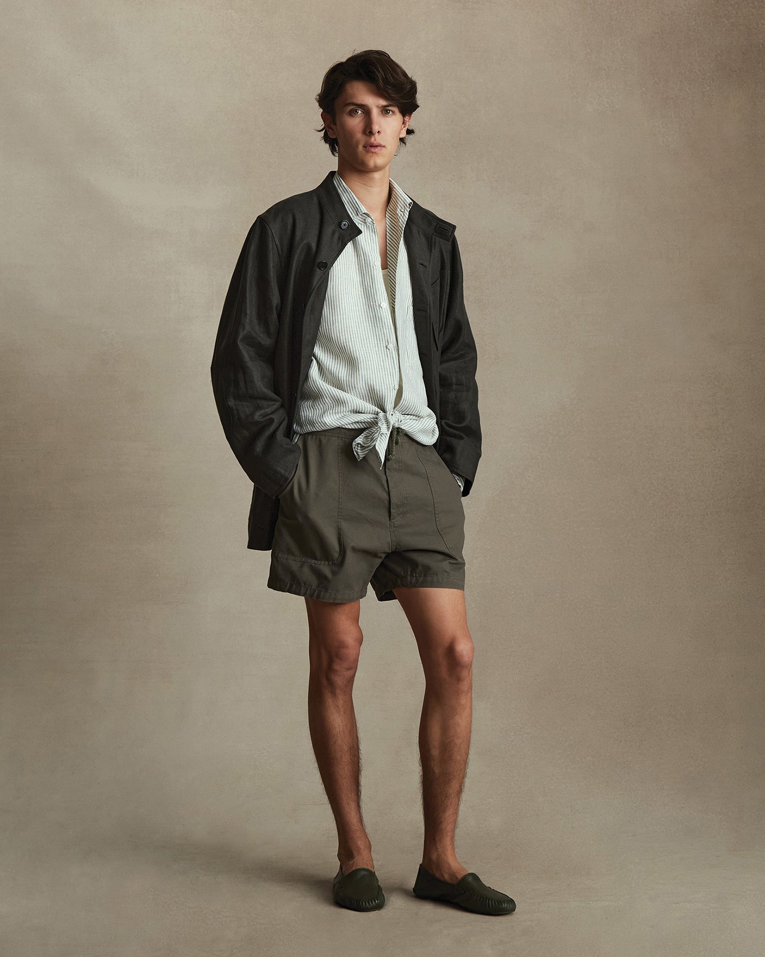 Olive Carpenter Shorts