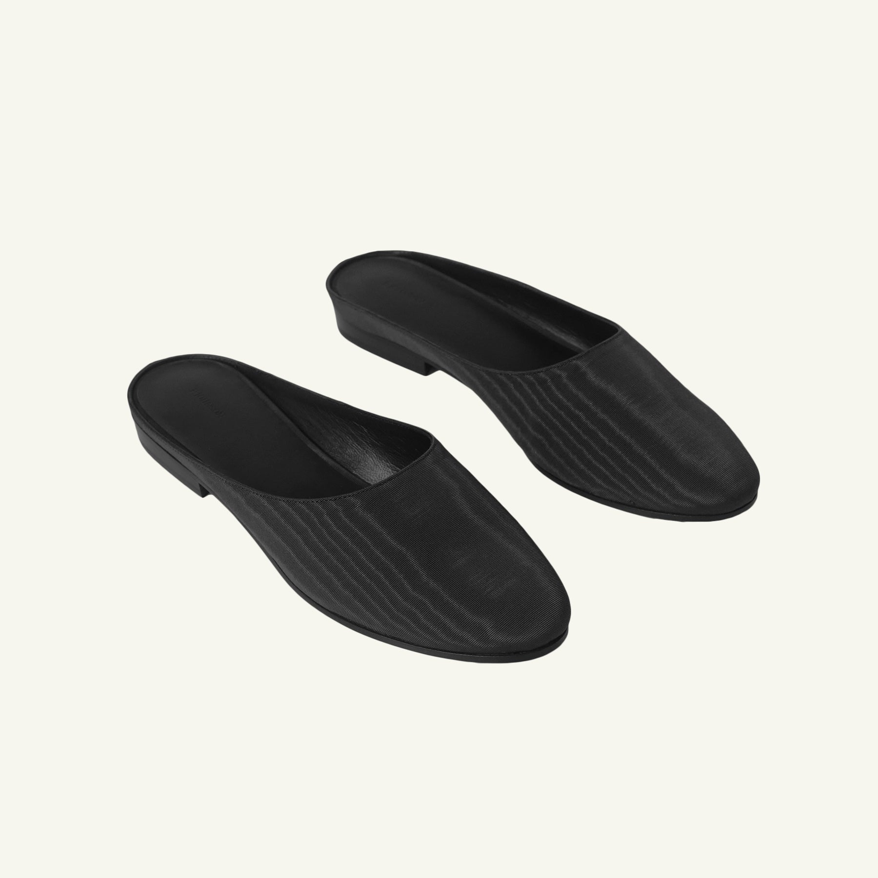 Moire Femme Mule - Black