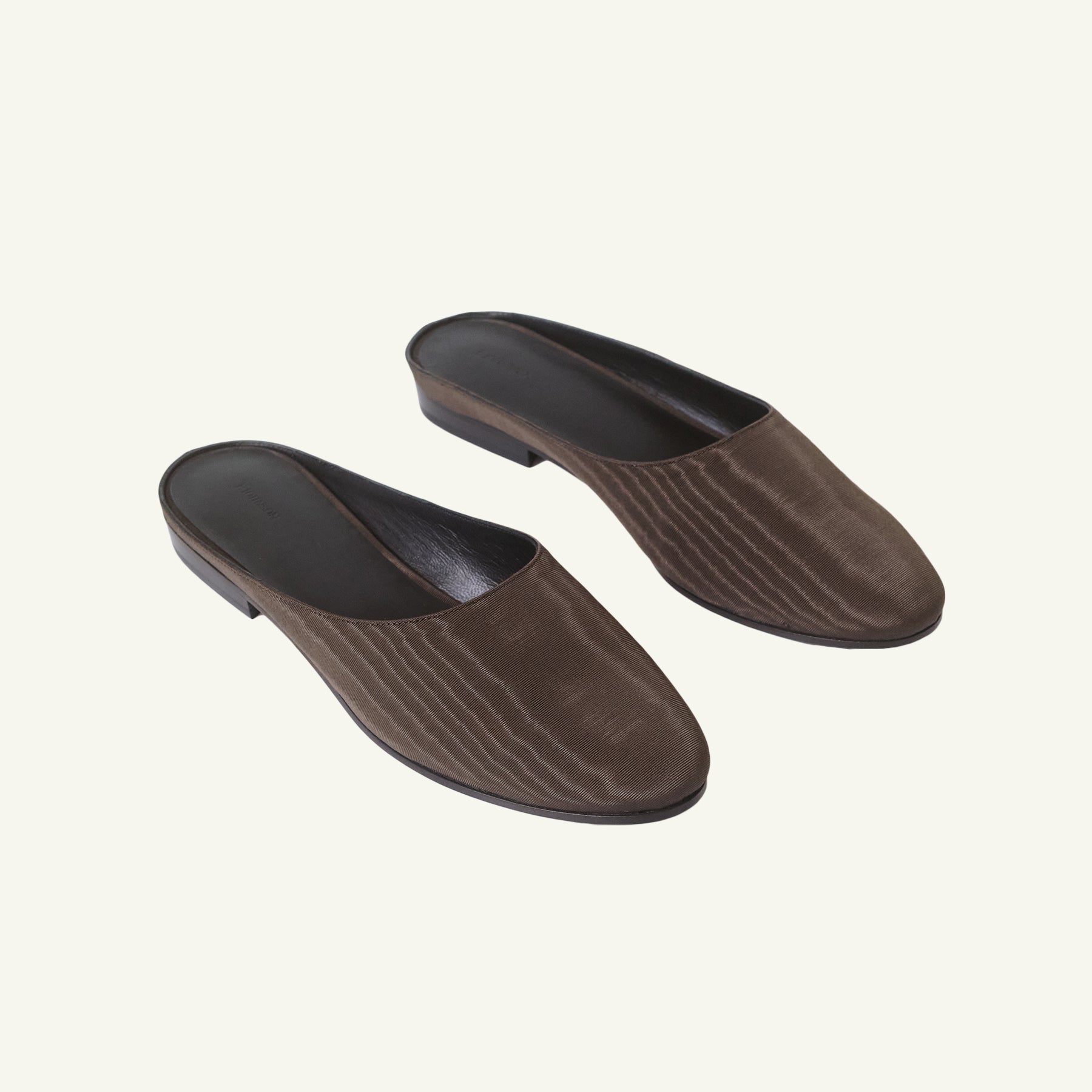 Moire Femme Mule - Chocolate