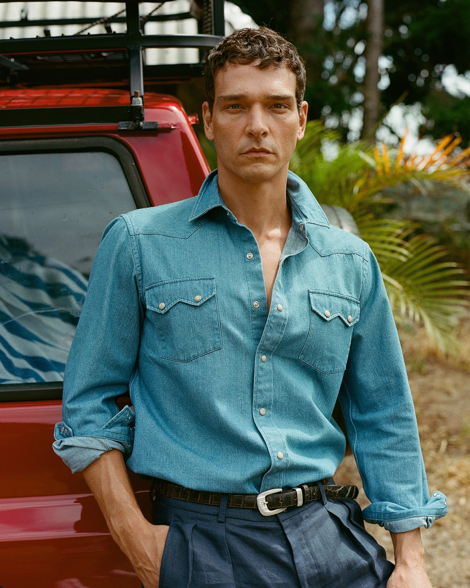 Western Shirt - Heavy Denim