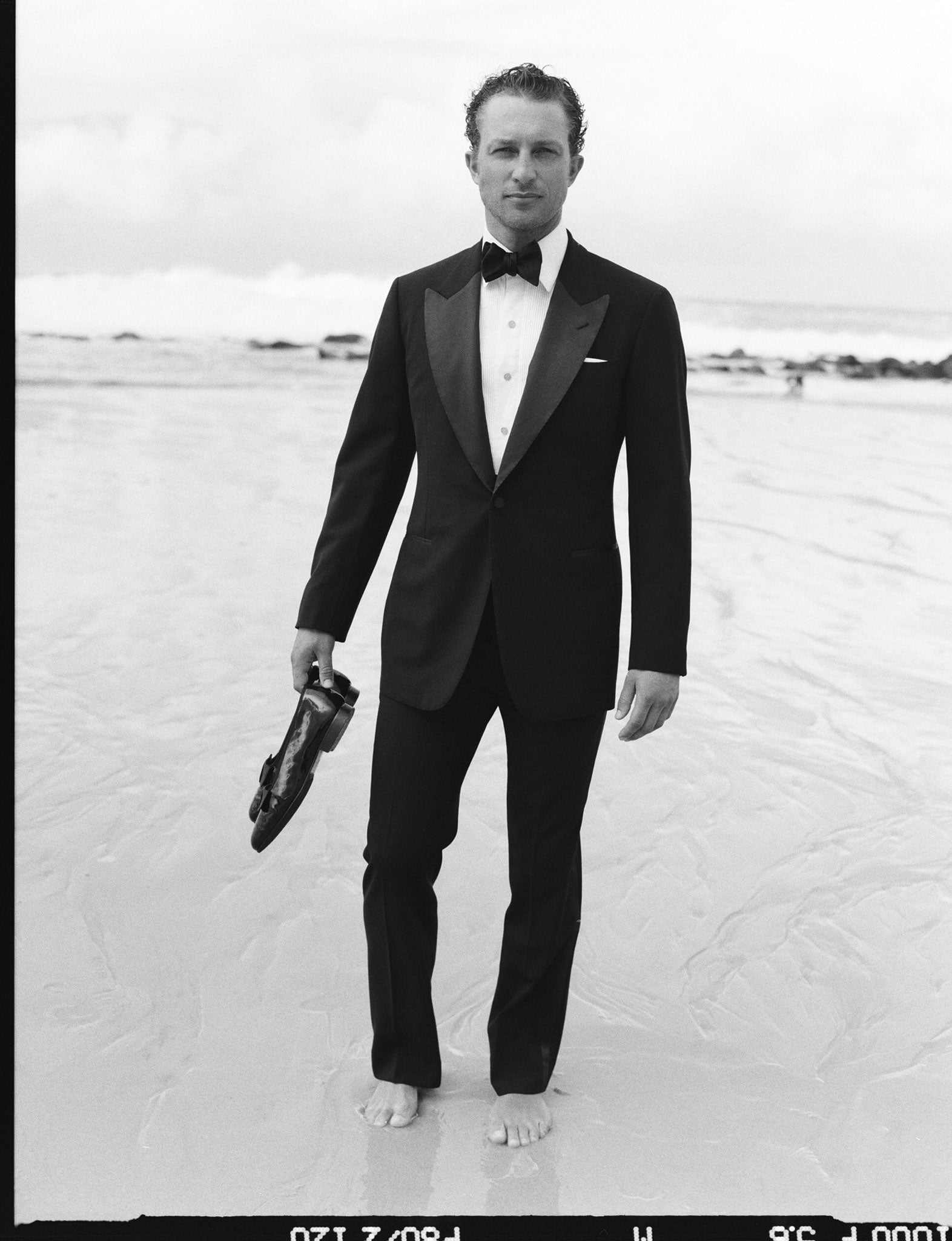 P Johnson Black Peak Lapel Tuxedo