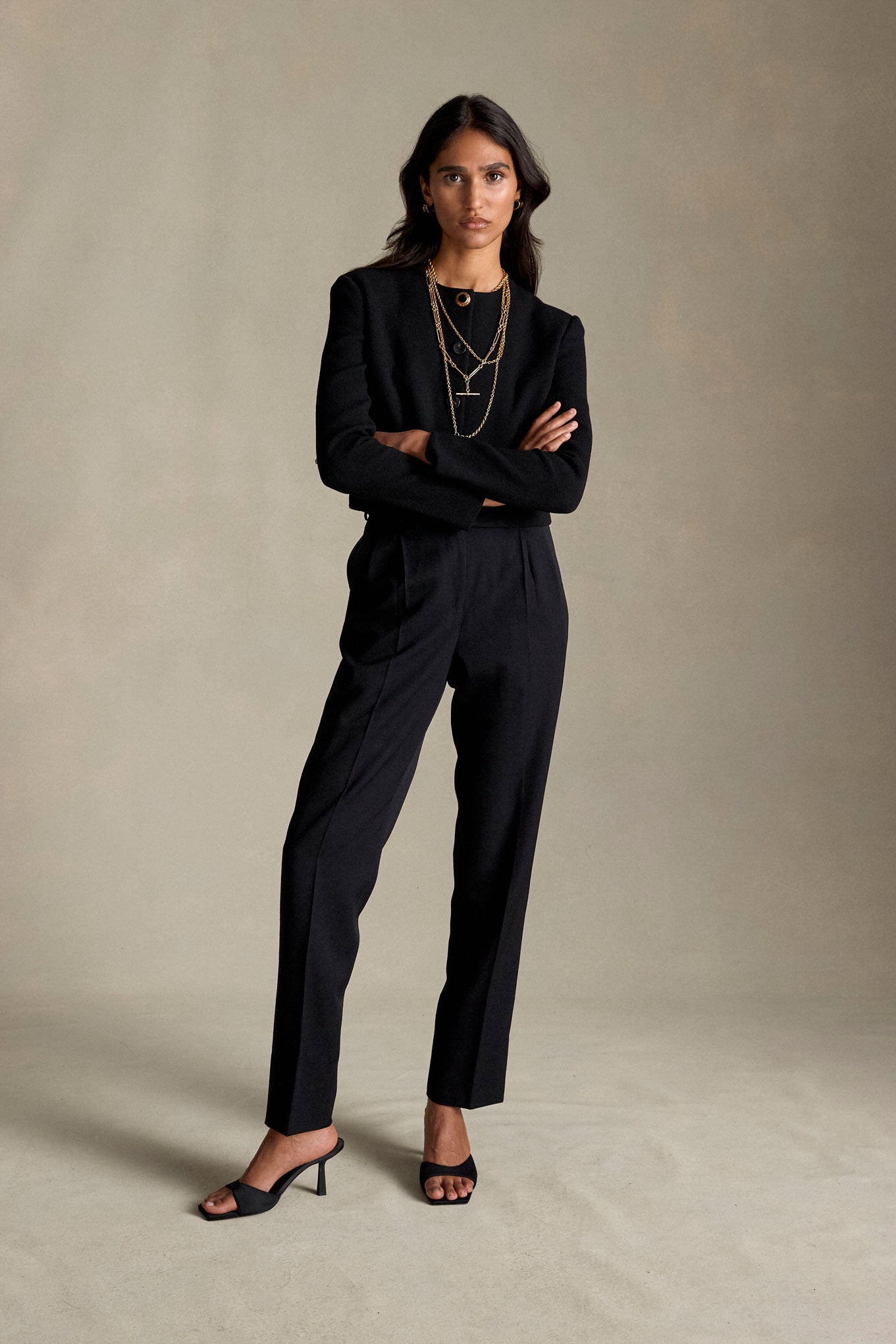 P Johnson Black Stone w/ Enamel Button Large