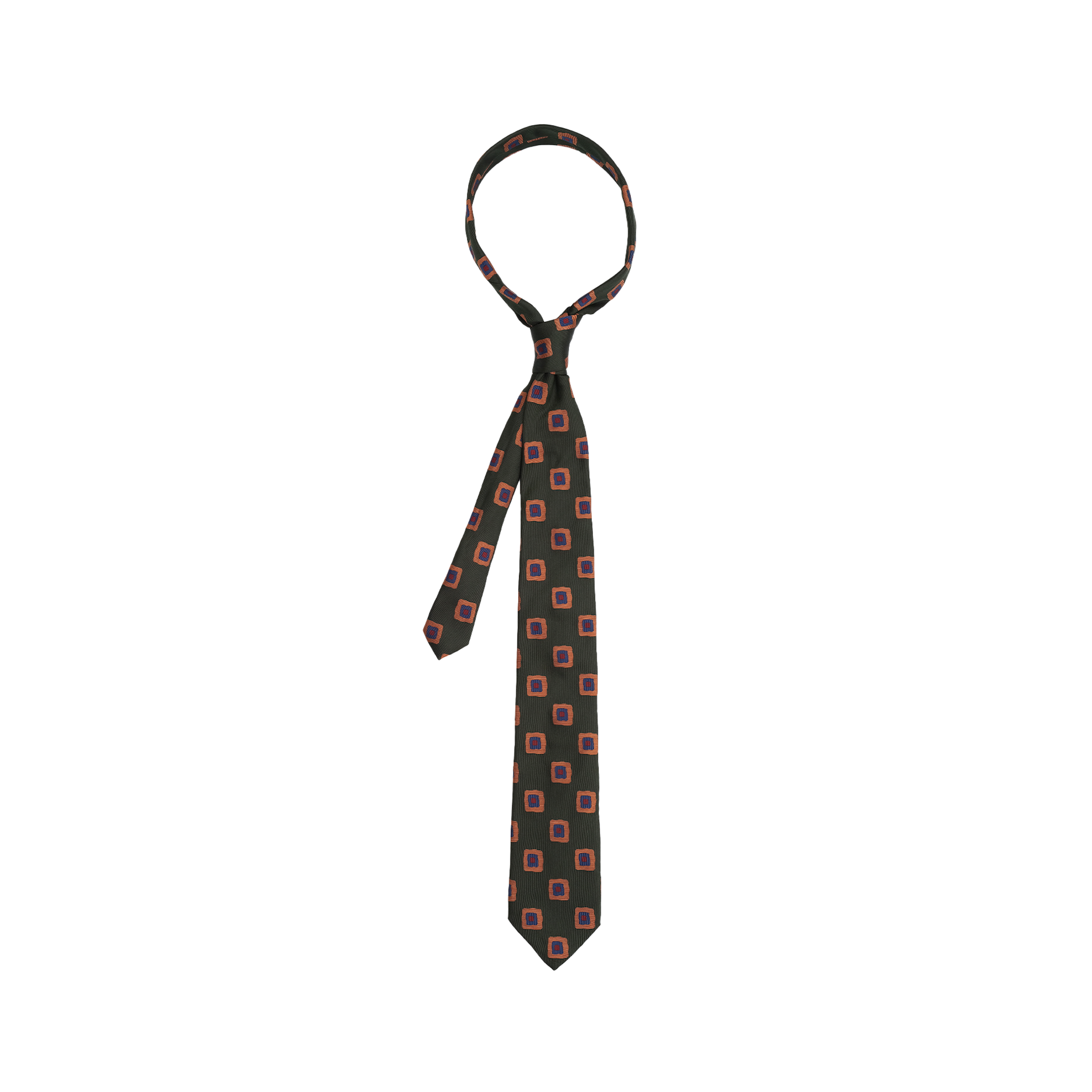 Forest Brogno Jacquard Tie