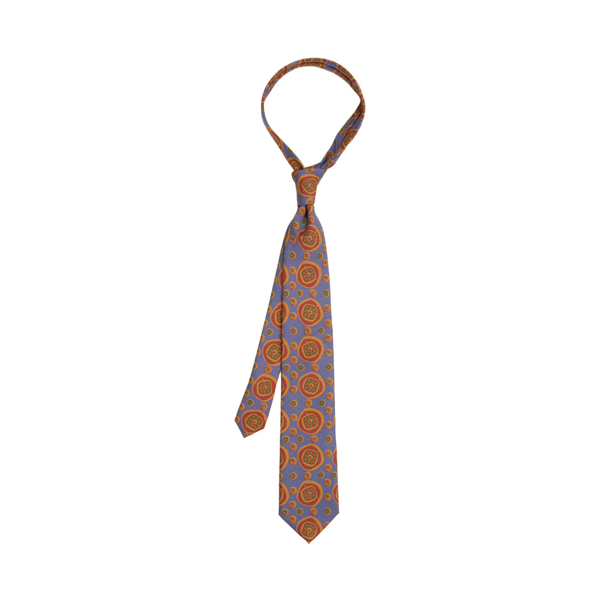 Blue Erno Print Tie