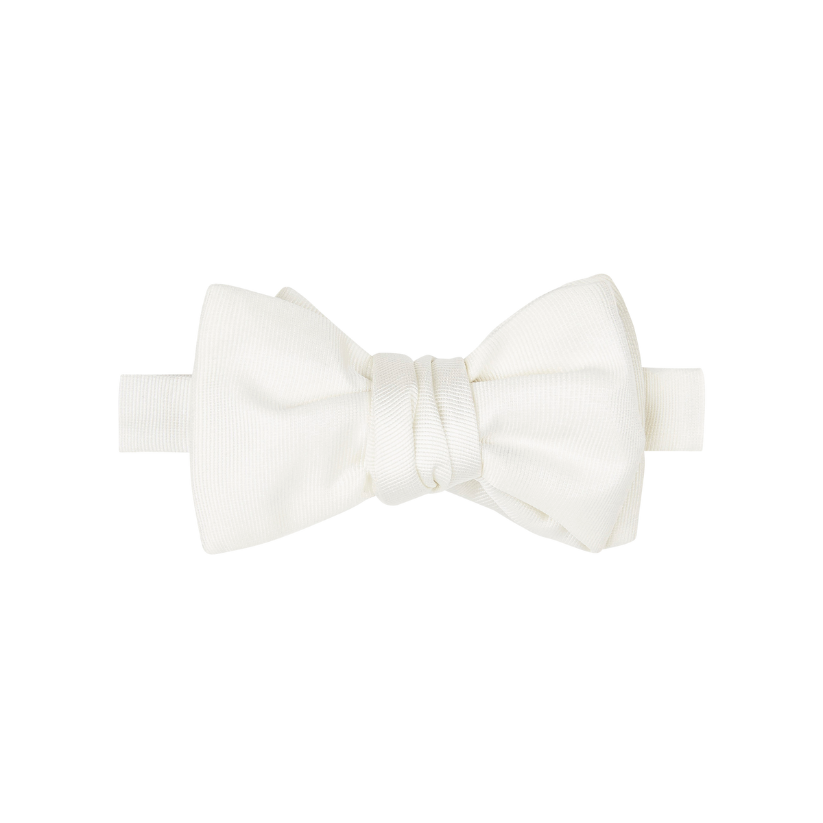 Off White Grosgrain Bow Tie P Johnson