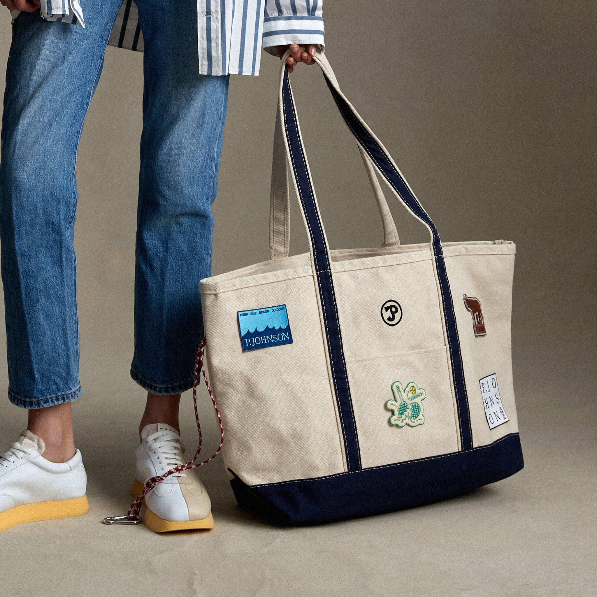 P Johnson Waves Embroidered Badge