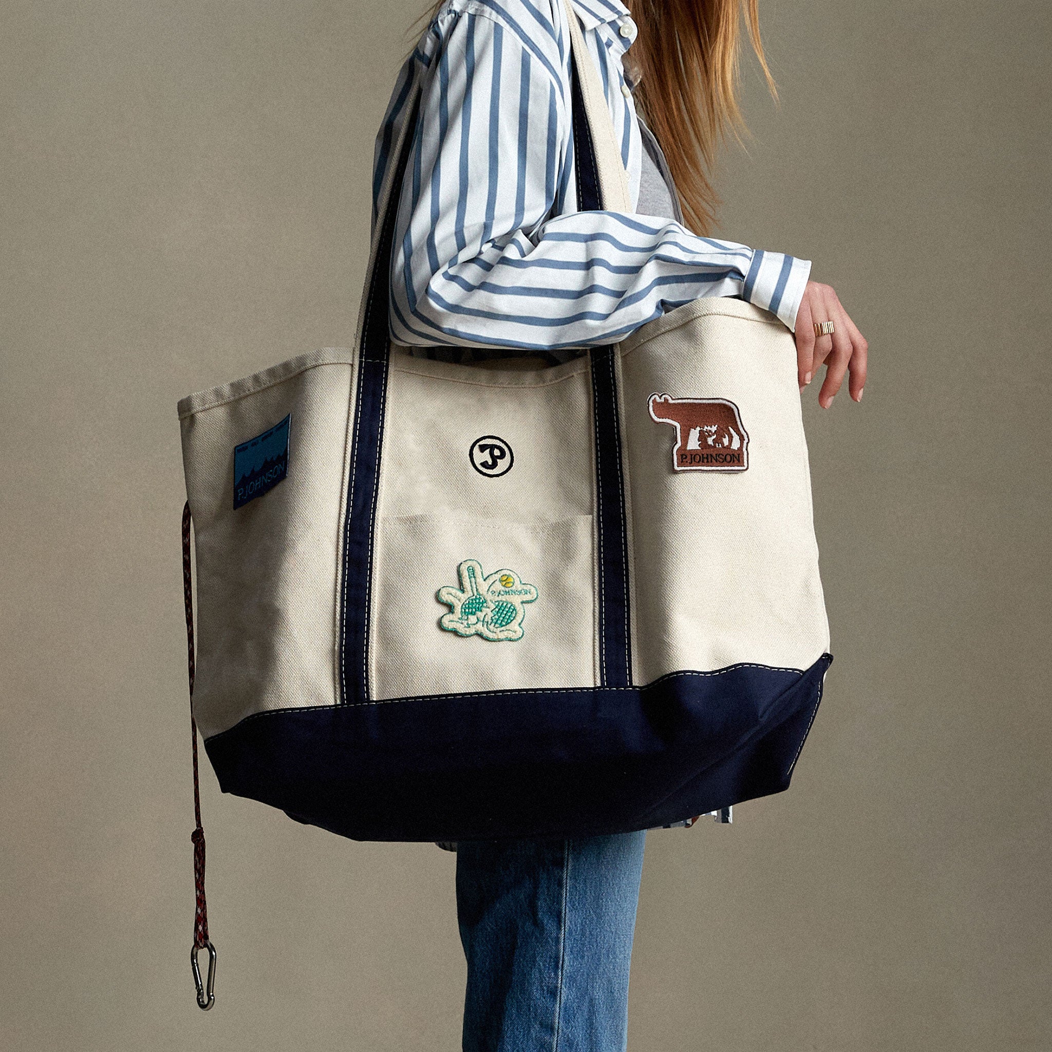 P Johnson Tennis Badge