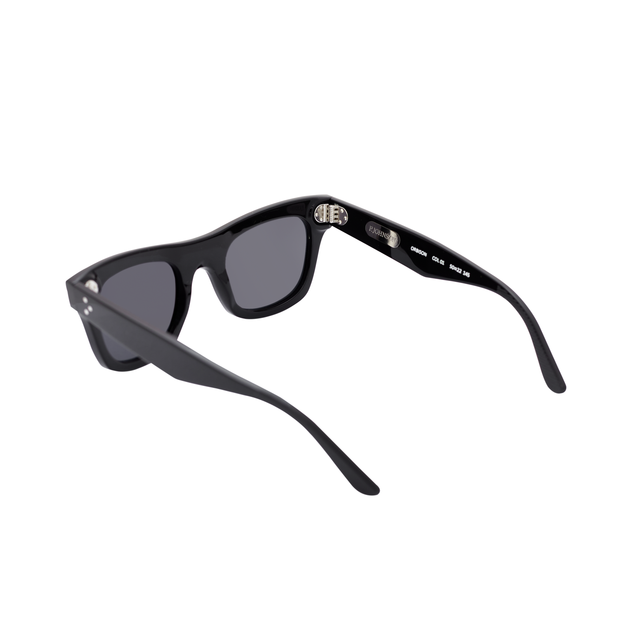 P.Johnson Orbison Antique Black Sunglasses