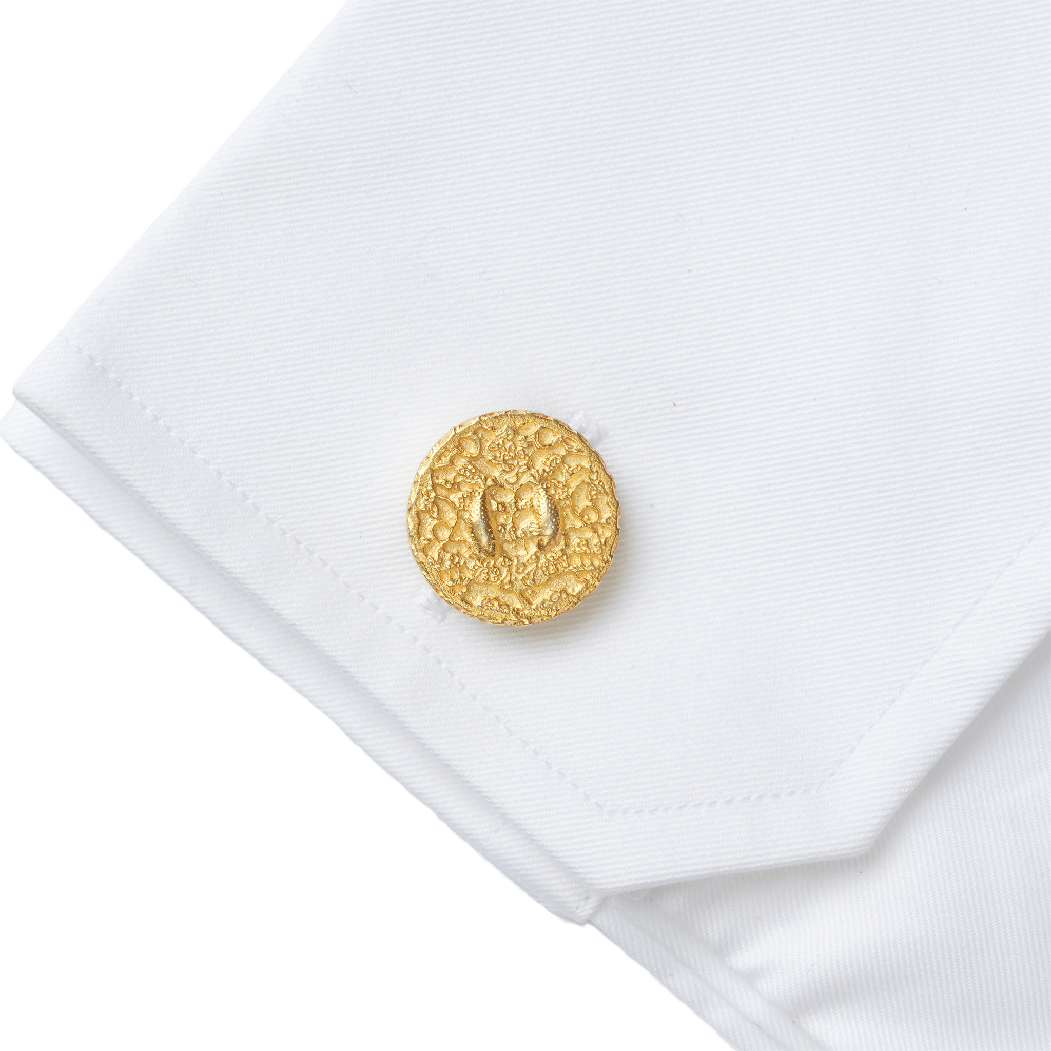 P Johnson Happy Fish Double Cuff Links